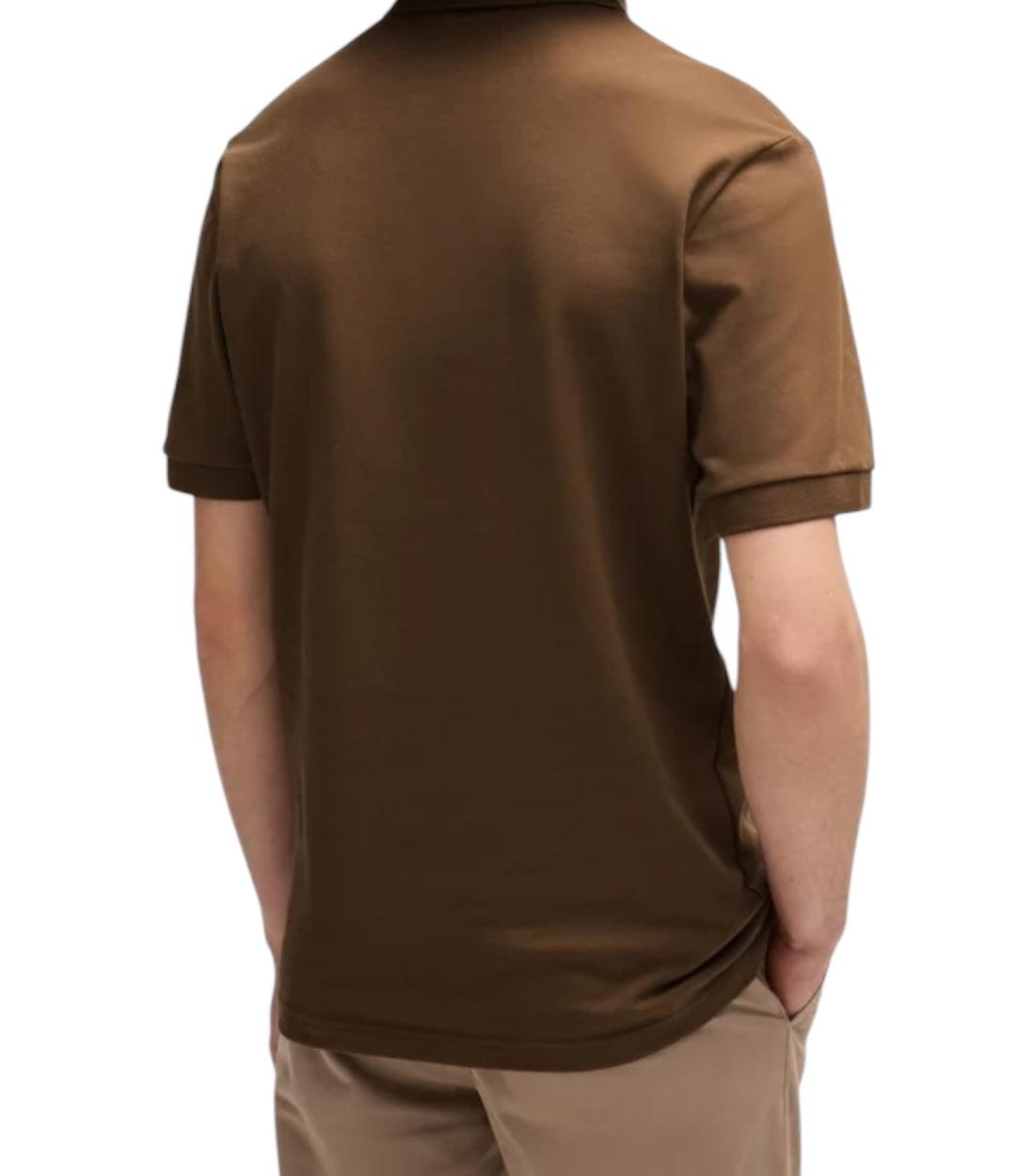 Boss Slim-Fit Polo van Stretchkatoen Met Logo Patch