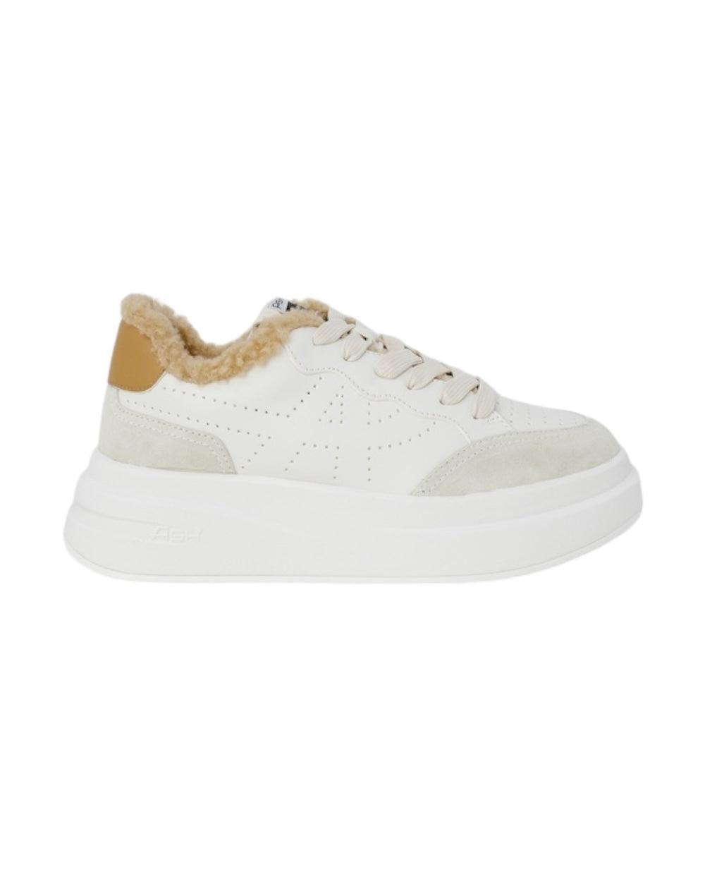 Ash Wit Leren Sneakers