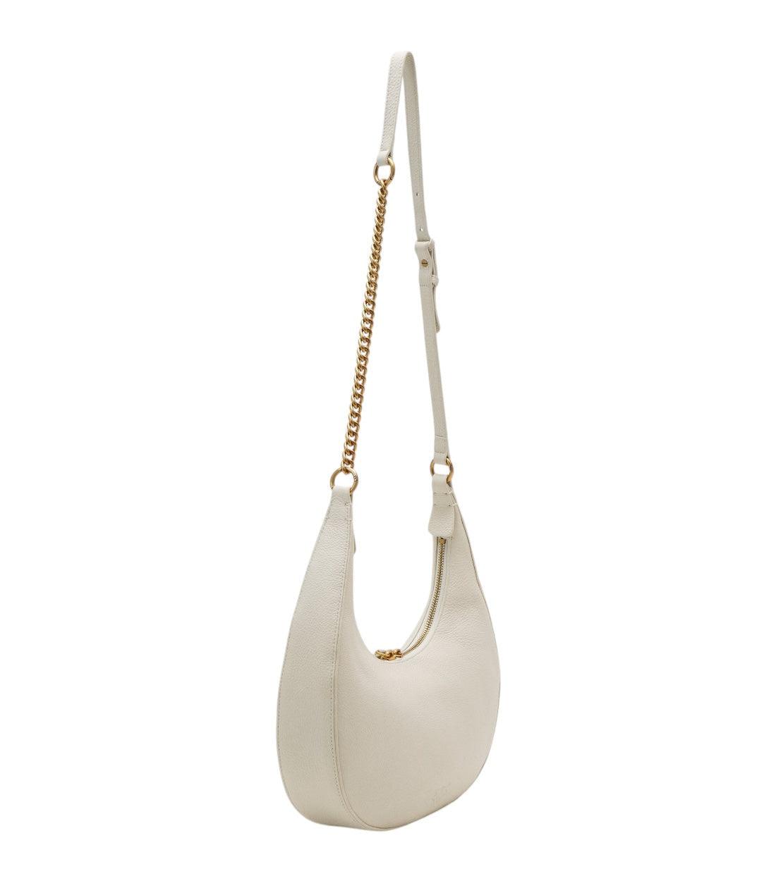 Pinko Wit Brioche Hobo Classic Schoudertas