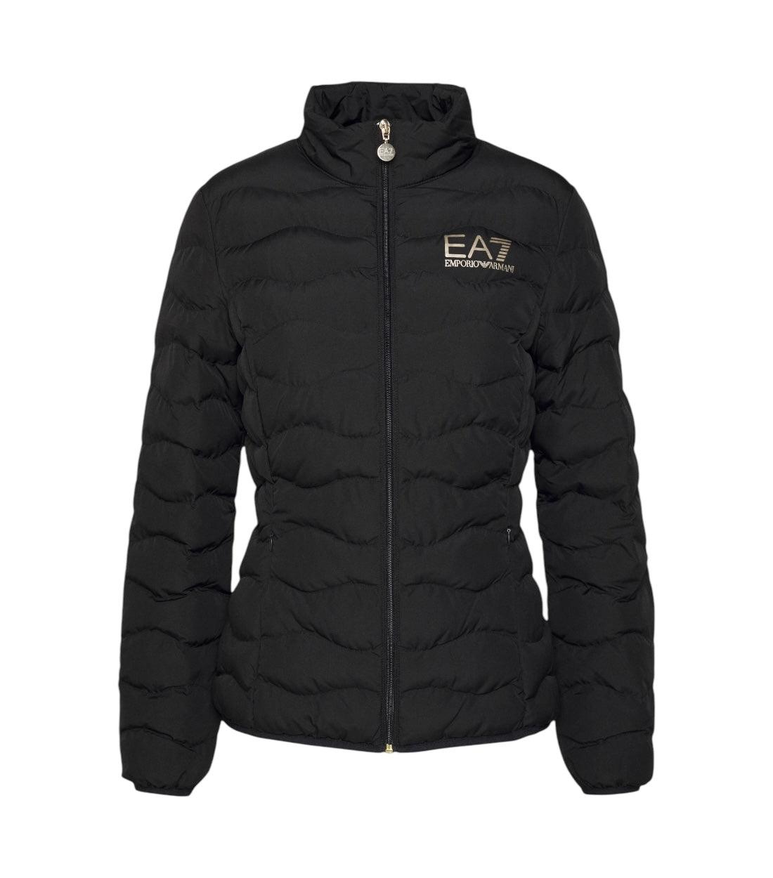 Ea7 Zwart Jas Met Logo