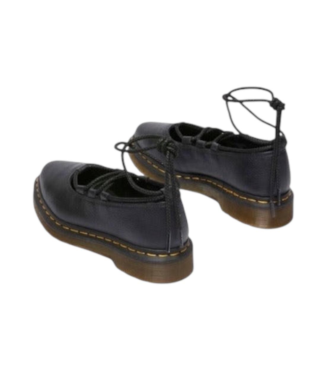 Dr. Martens Zwart Elphie Lace Up Ballerina’s