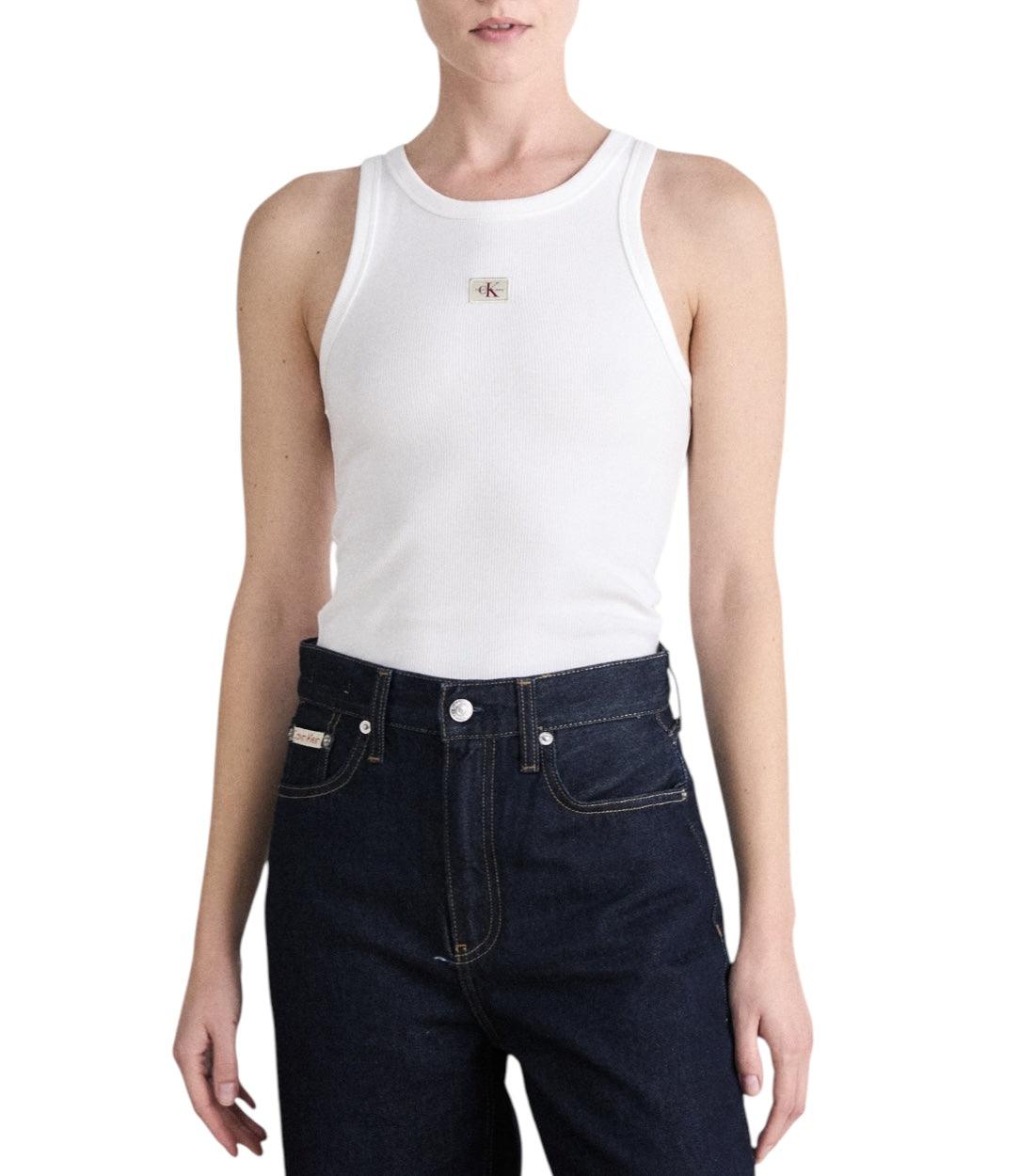 Calvin Klein Jeans Wit Label Tank Top