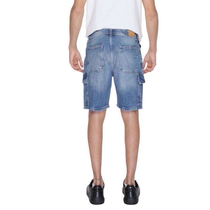 Antony Morato Blauw Denim Short