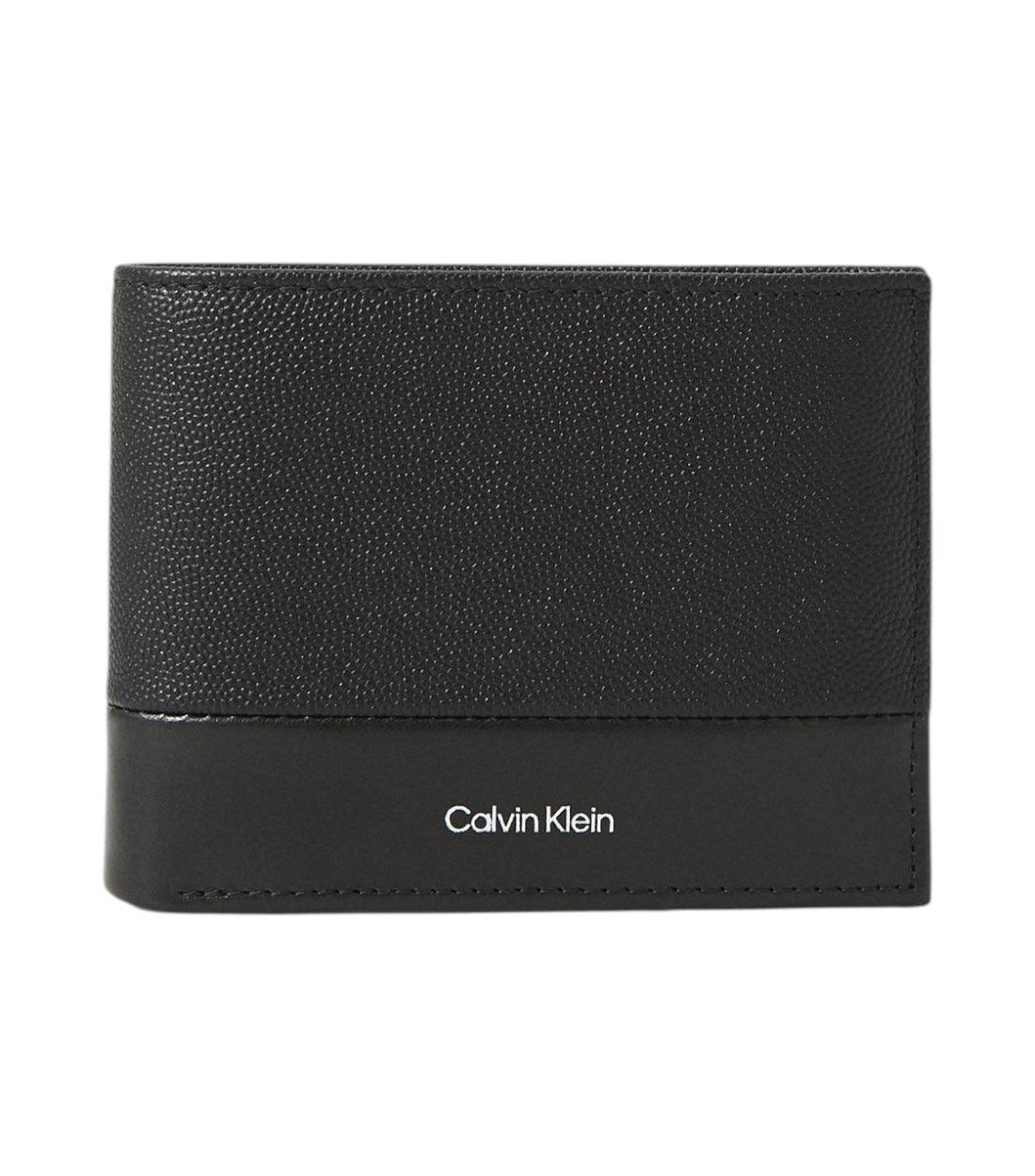 Calvin Klein Zwart Must Trifold Coin Portemonnee