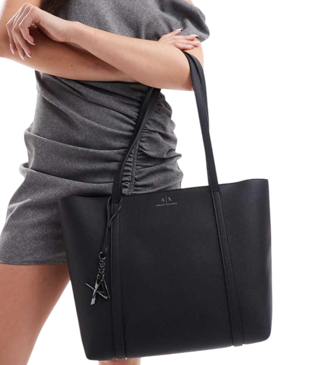 Armani Exchange Zwart Shopper Tas