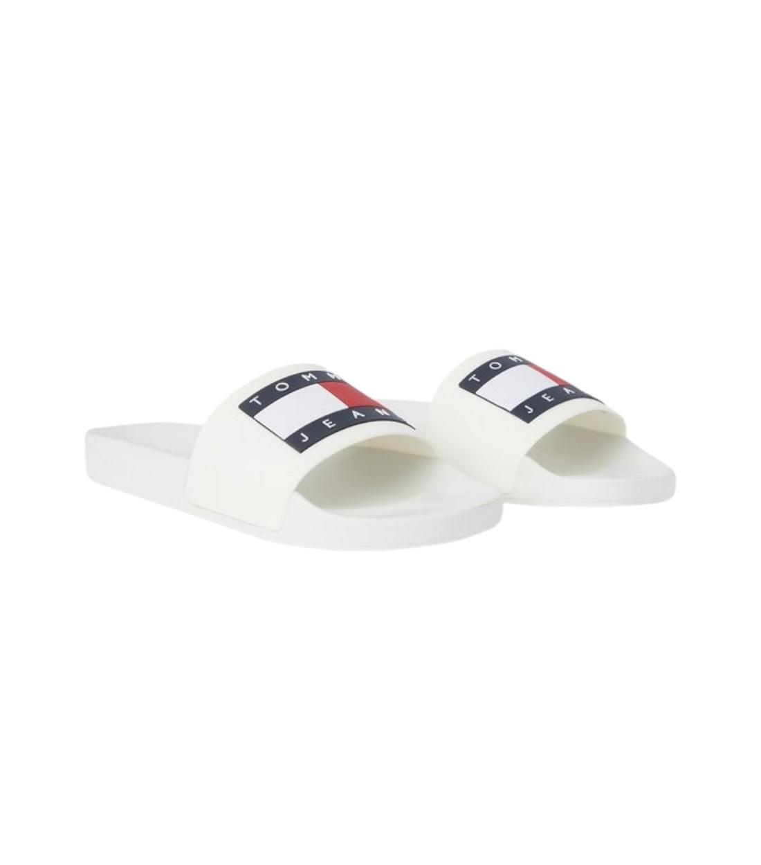 Tommy Hilfiger Jeans Wit Slippers