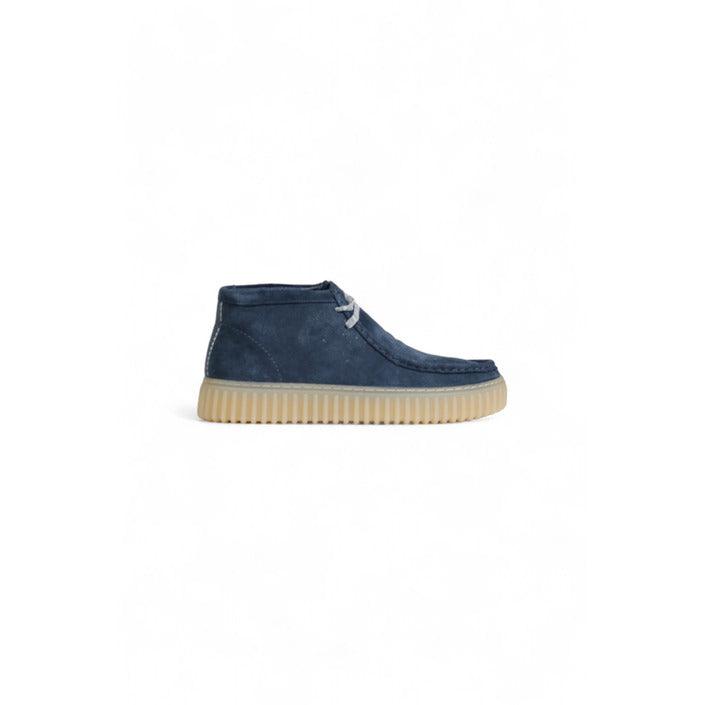 Clarks Blauw Torhill Veterschoenen