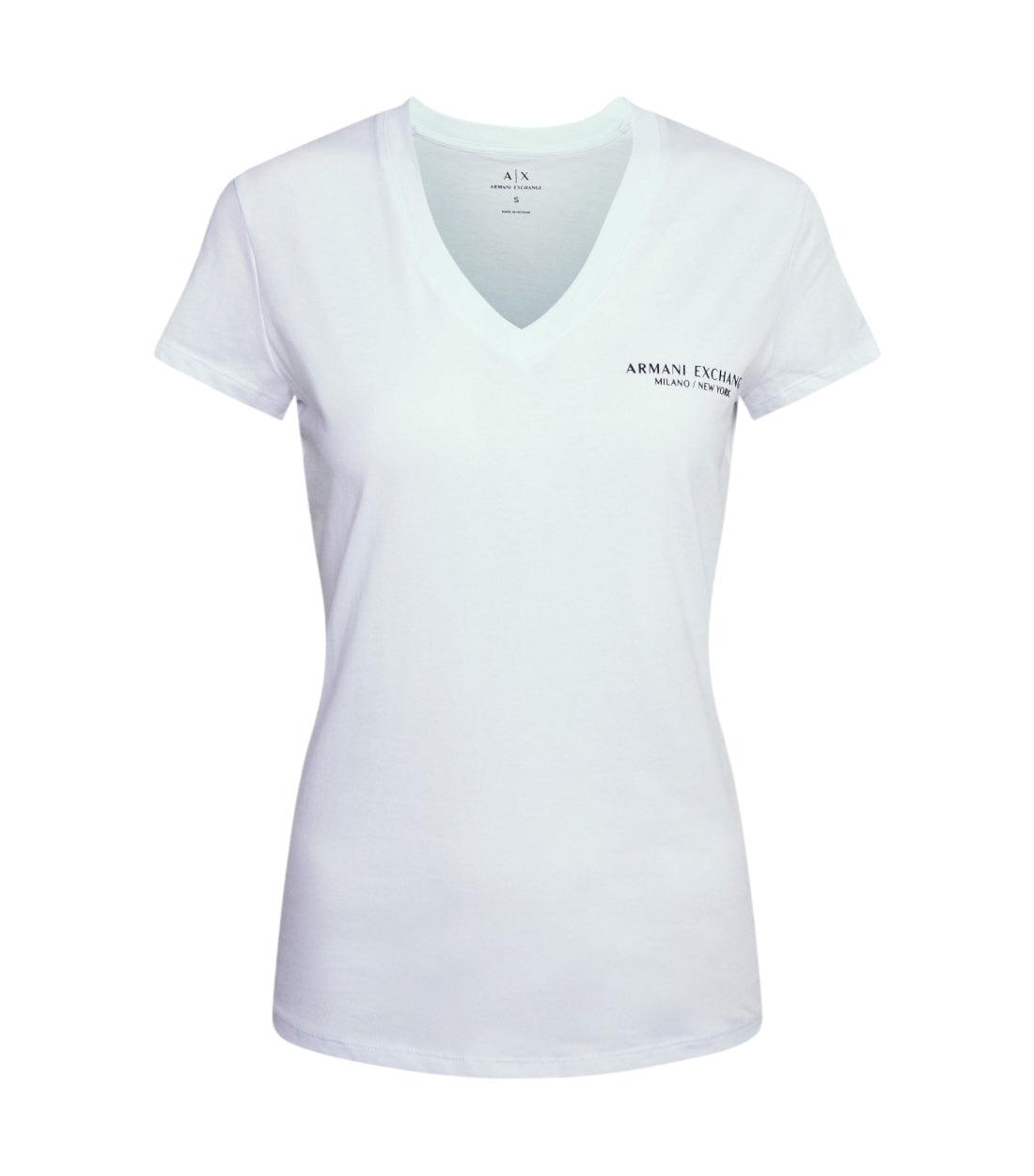 Armani Exchange Wit T-shirt Met Logo