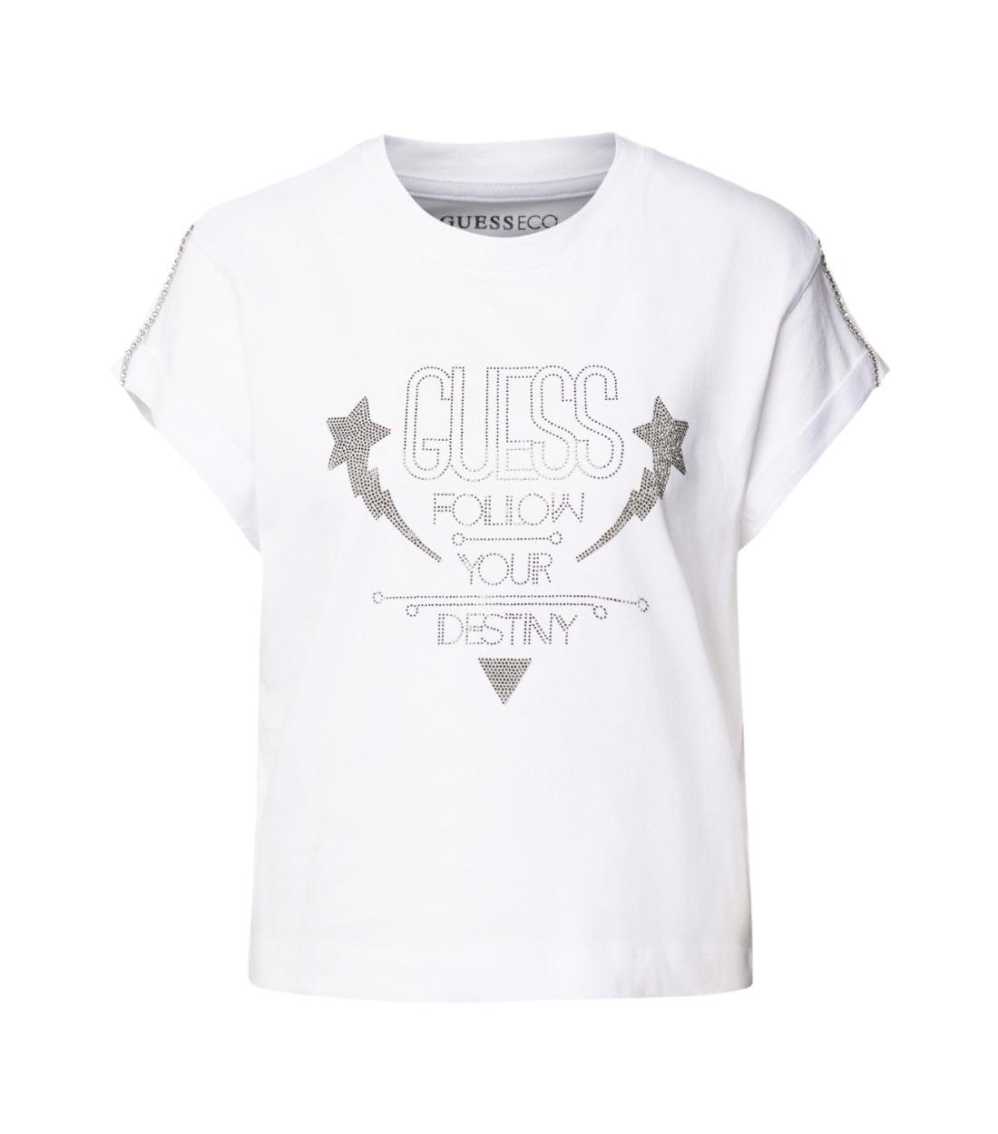 Guess Wit T-shirt Met Labeldetail