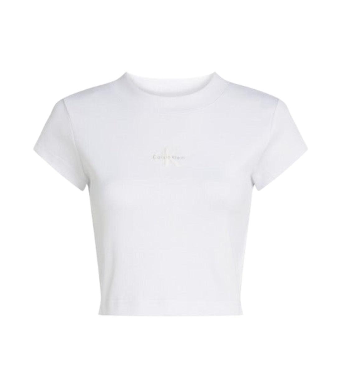 Calvin Klein Jeans Wit T-shirt Met Logo