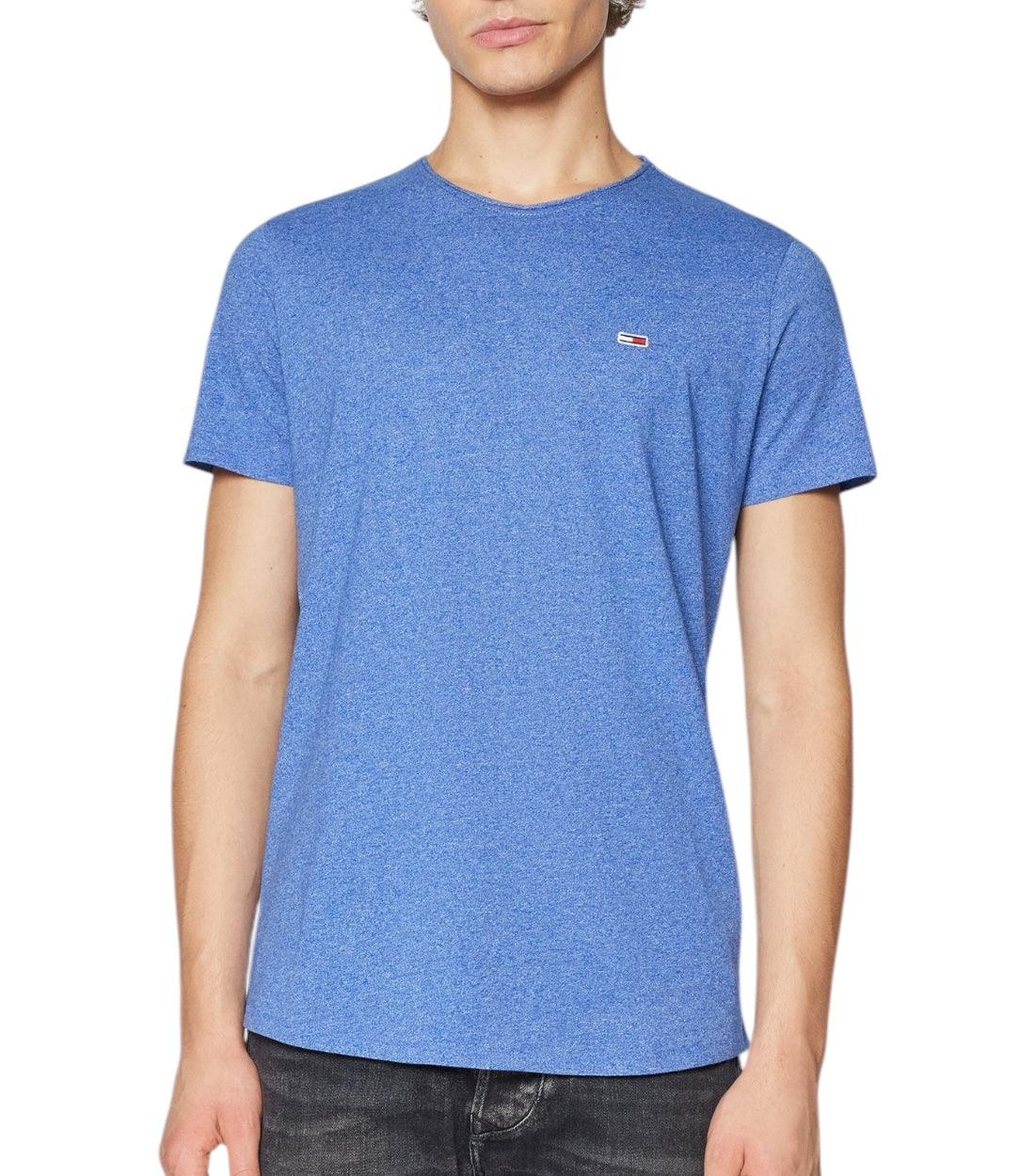 Tommy Hilfiger Jeans Blauwe Jaspe T-shirt