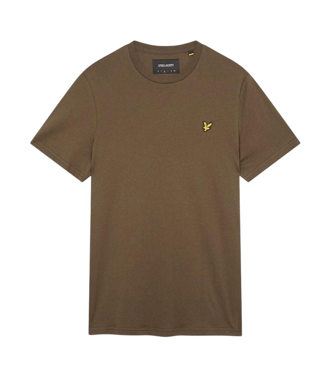 Lyle & Scott Olijfgroen Basic T-shirt