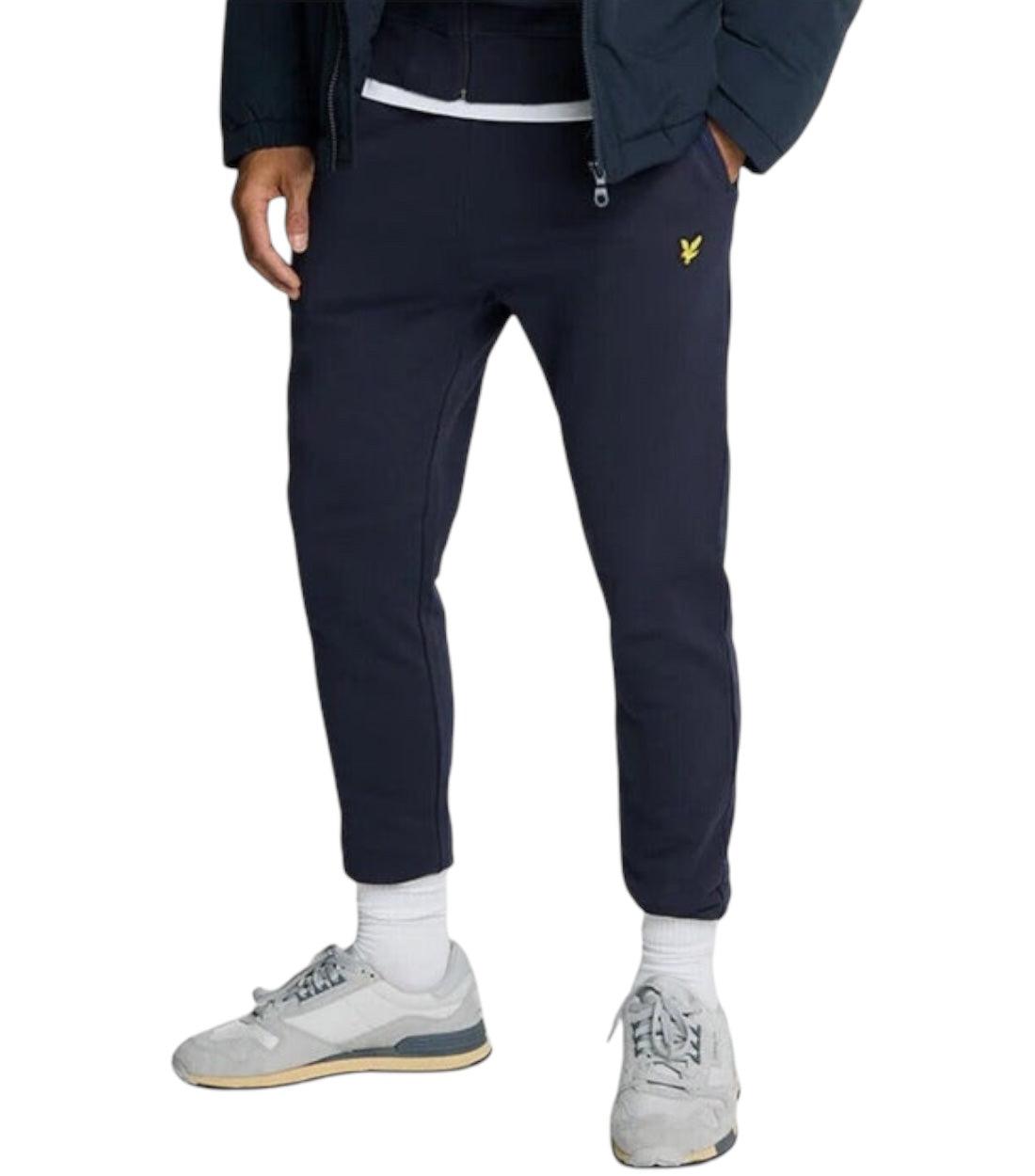 Lyle & Scott Donkerblauw Jogger Met Logo