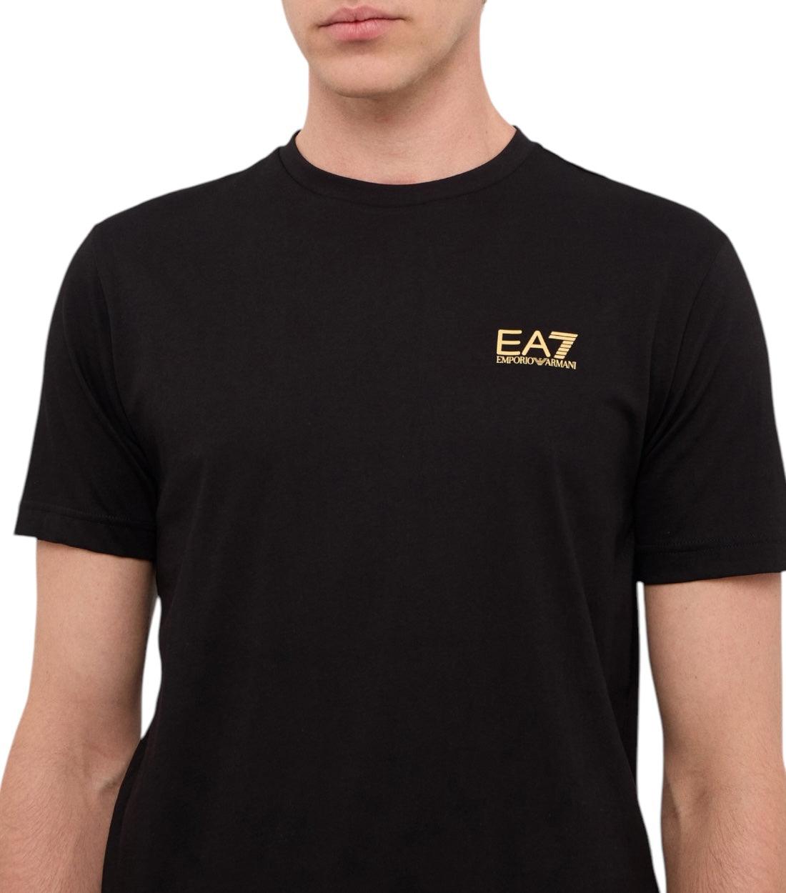 Ea7 Zwart Basic T-shirt