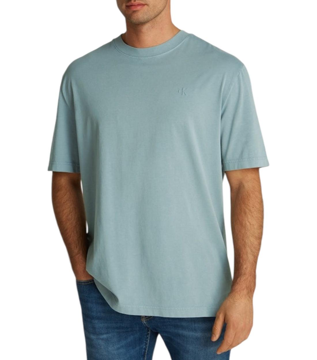 Calvin Klein Jeans Groen Gewassen Puff Print T-shirt