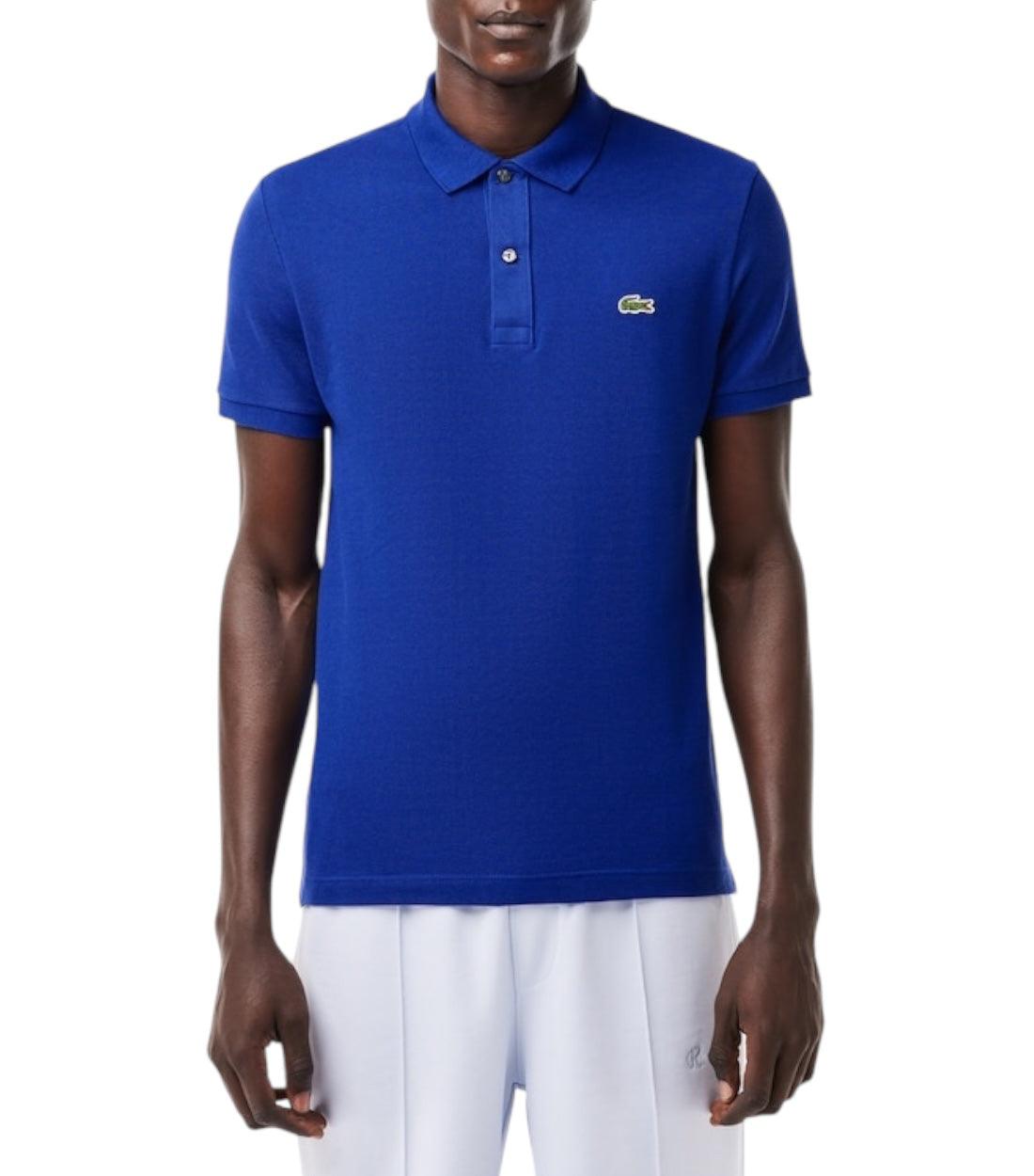 Lacoste Blauw Polo Met Logobadge