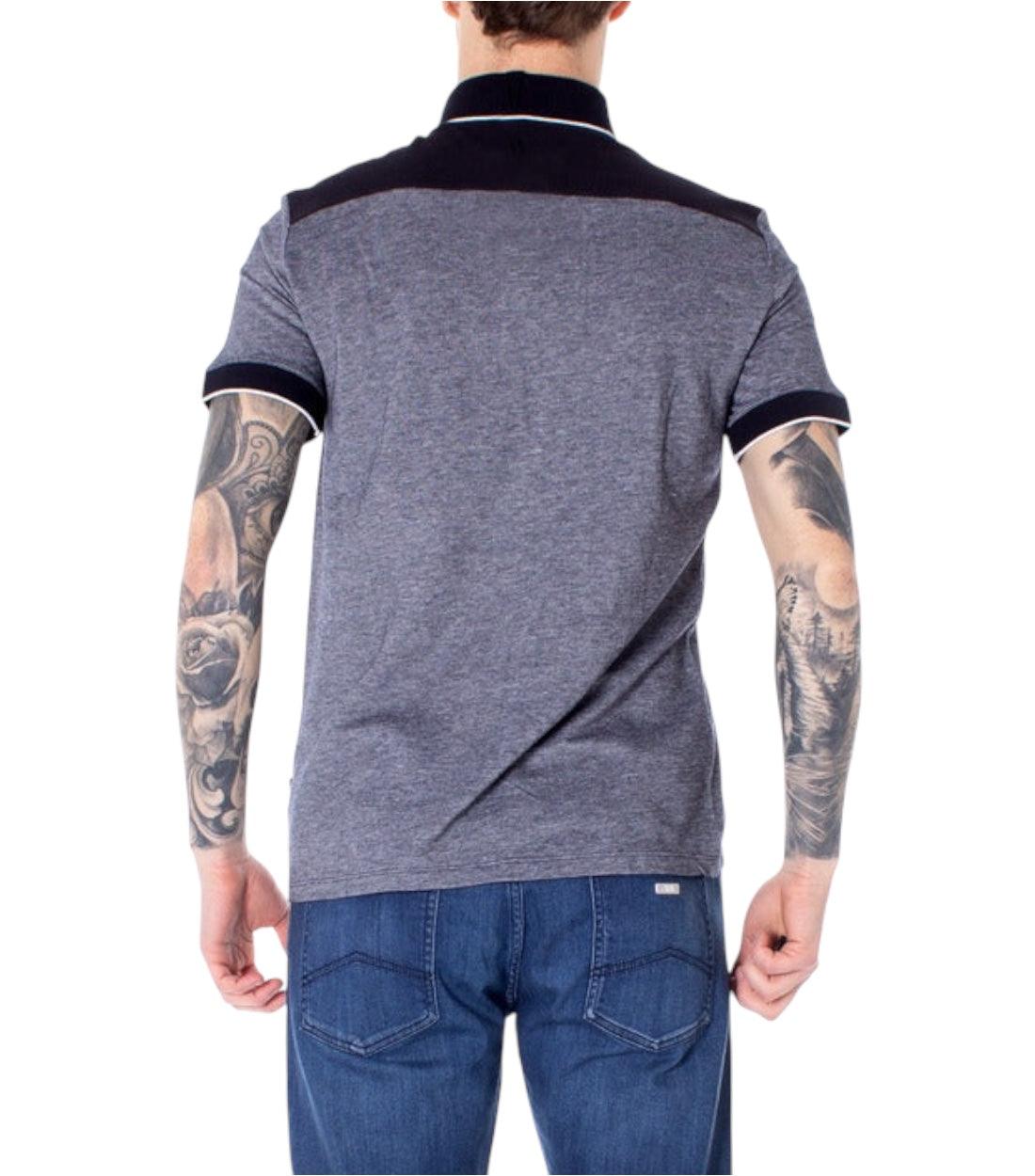 Armani Exchange Blauw Polo Top Met Logo