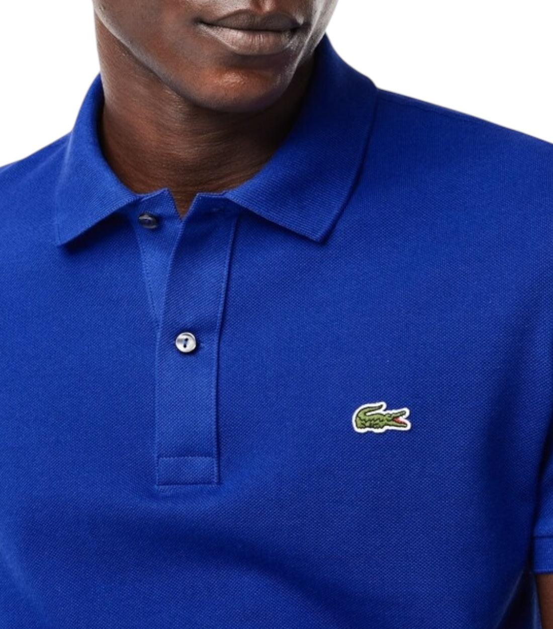 Lacoste Blauw Polo Met Logobadge