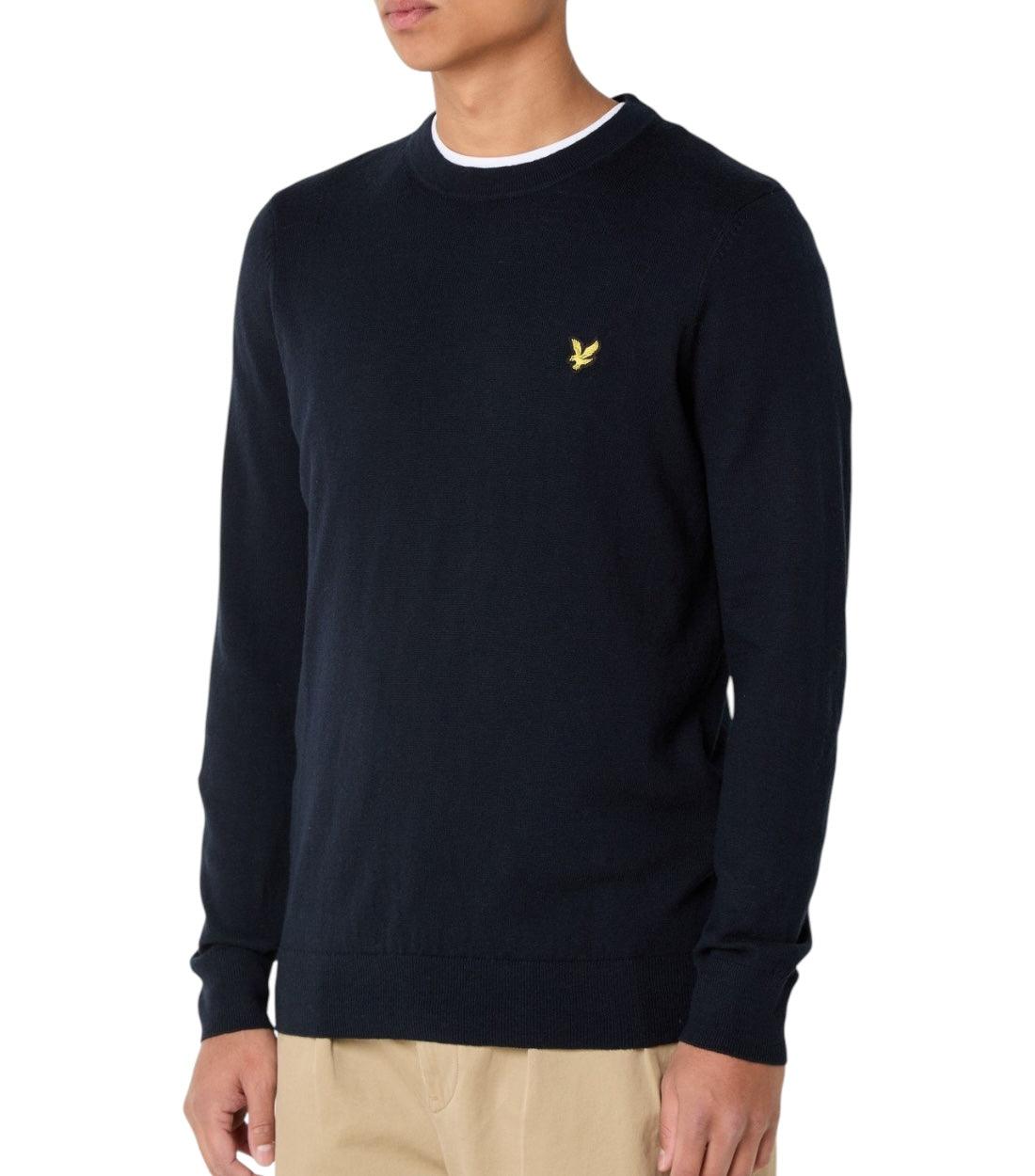 Lyle & Scott Donkerblauwe Crew Neck