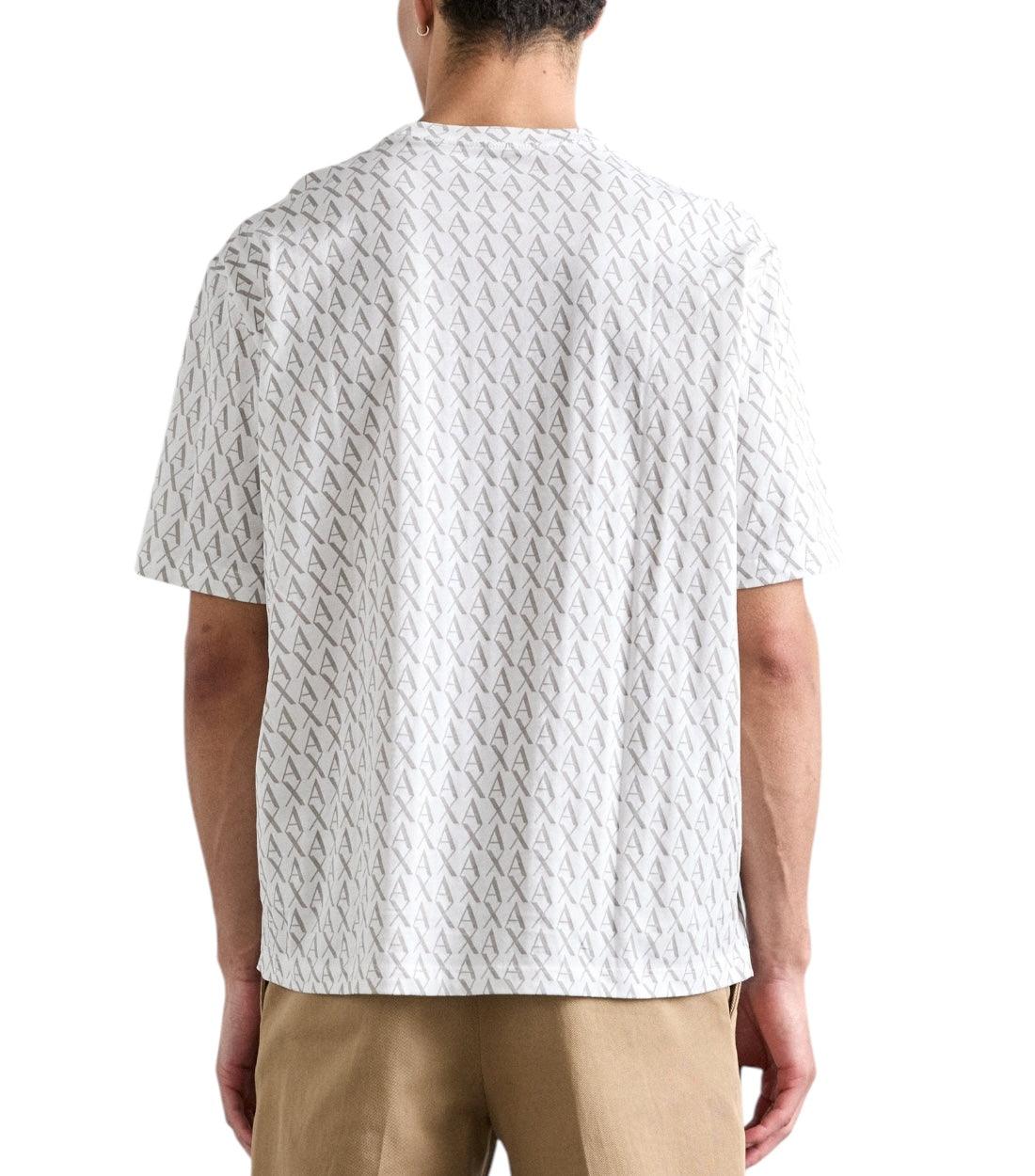 Armani Exchange Wit T-shirt Met Logoprint