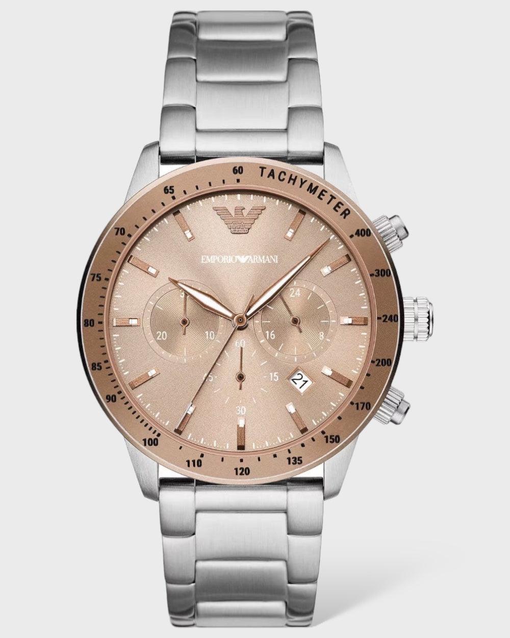 Emporio Armani Brons / Zilver Horloge