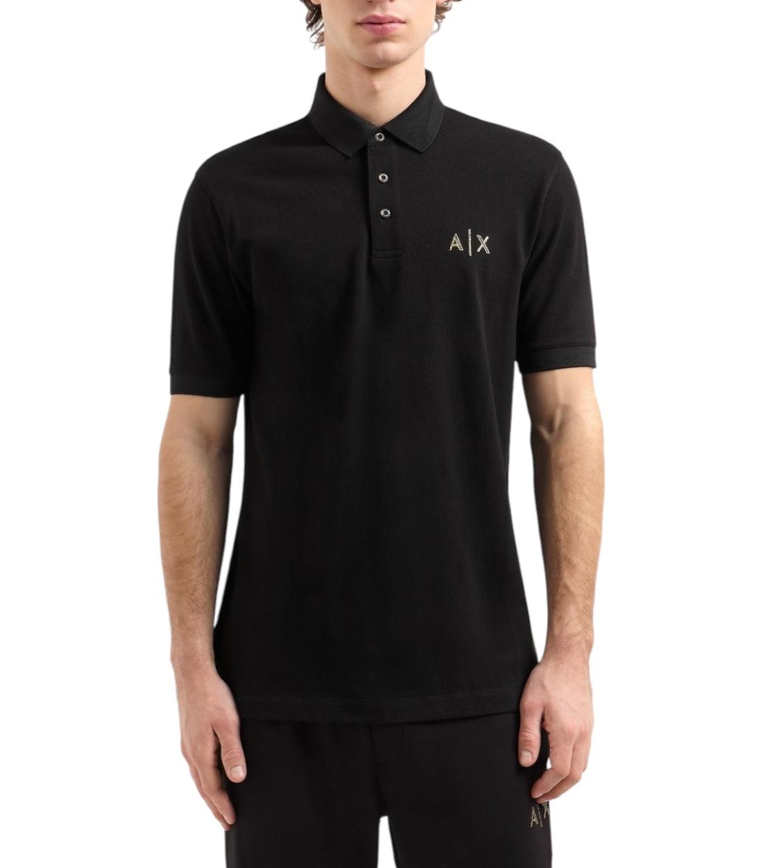 Armani Exchange Zwart Polo Top