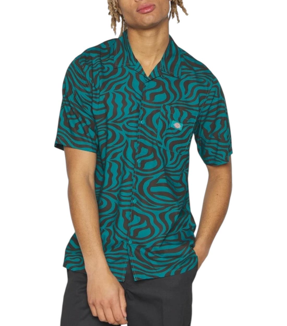 Dickies Groen Clackamas Zebra T-shirt