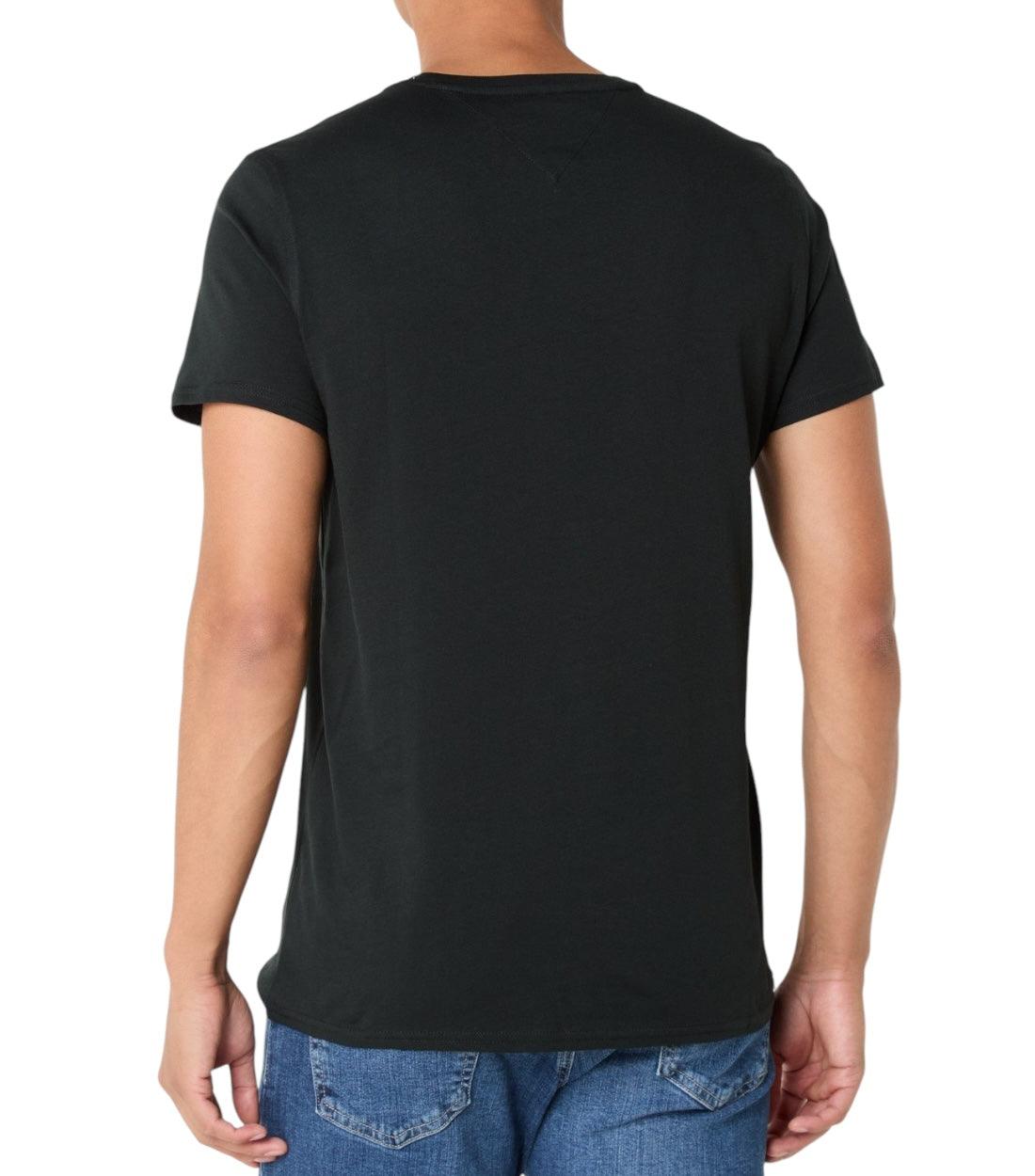 Tommy Hilfiger Zwart T-shirt Met Logoborduring