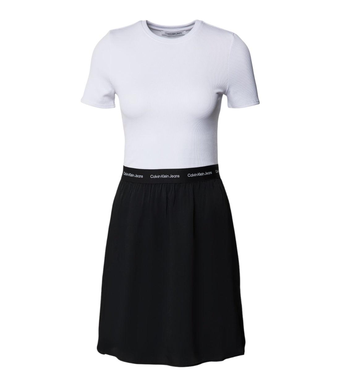 Calvin Klein Jeans Mini Jurk In Laagjeslook