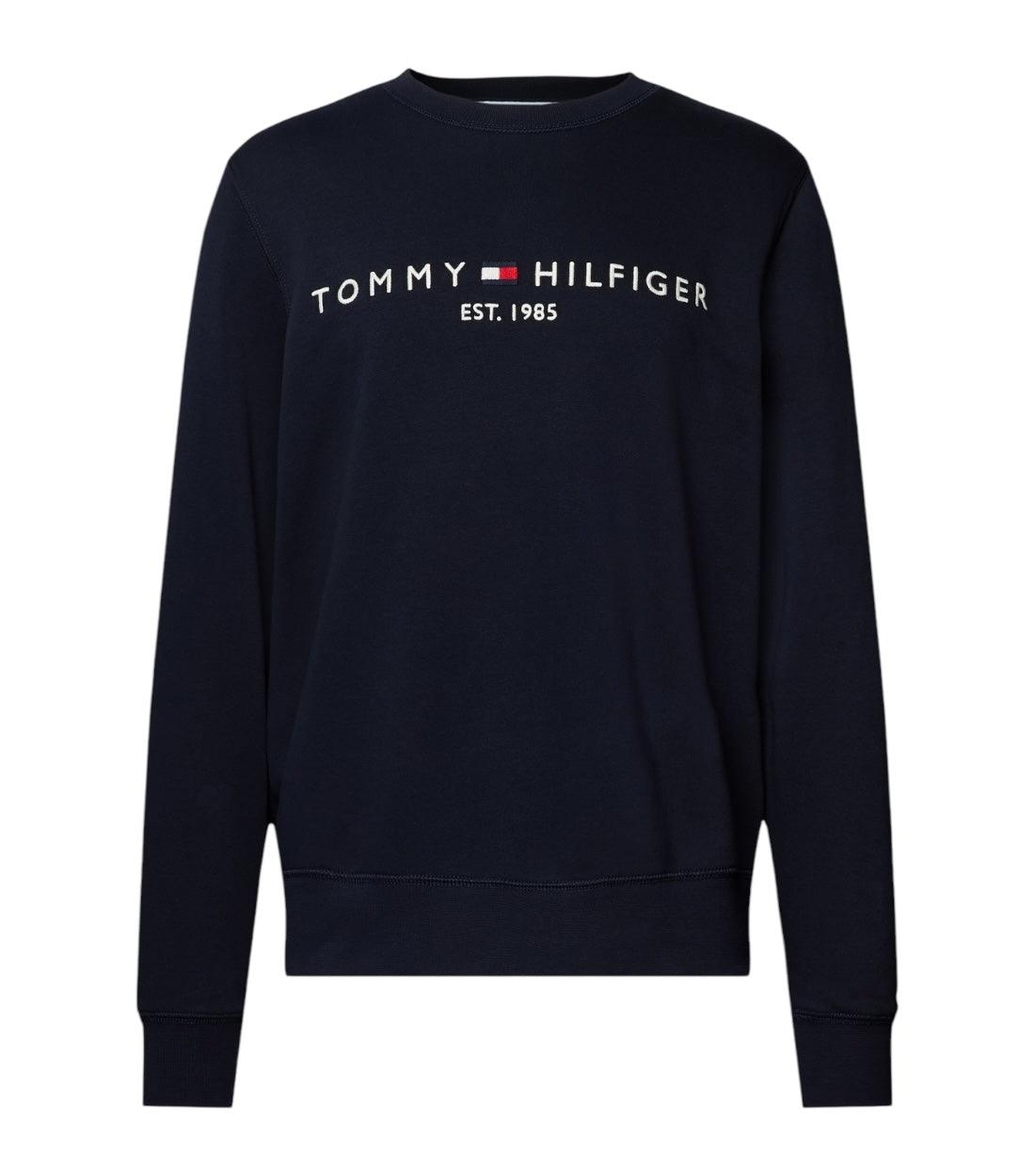 Tommy Hilfiger Blauw Trui Met Logostitching