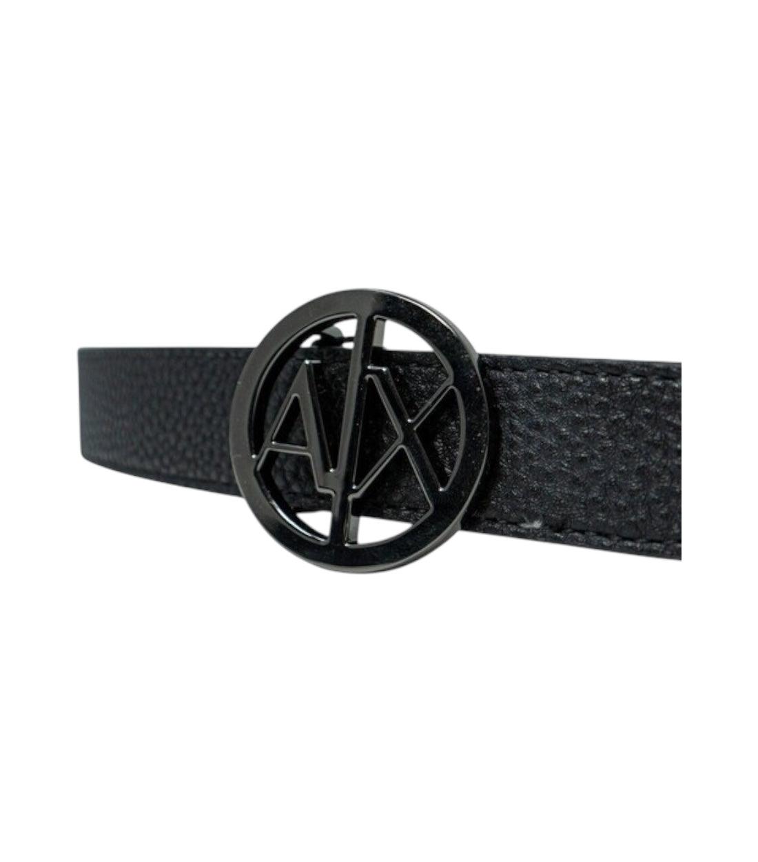Armani Exchange Zwart Omkeerbare Riem