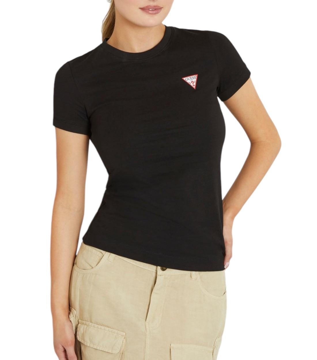 Guess Zwart Triangle Logo T-shirt