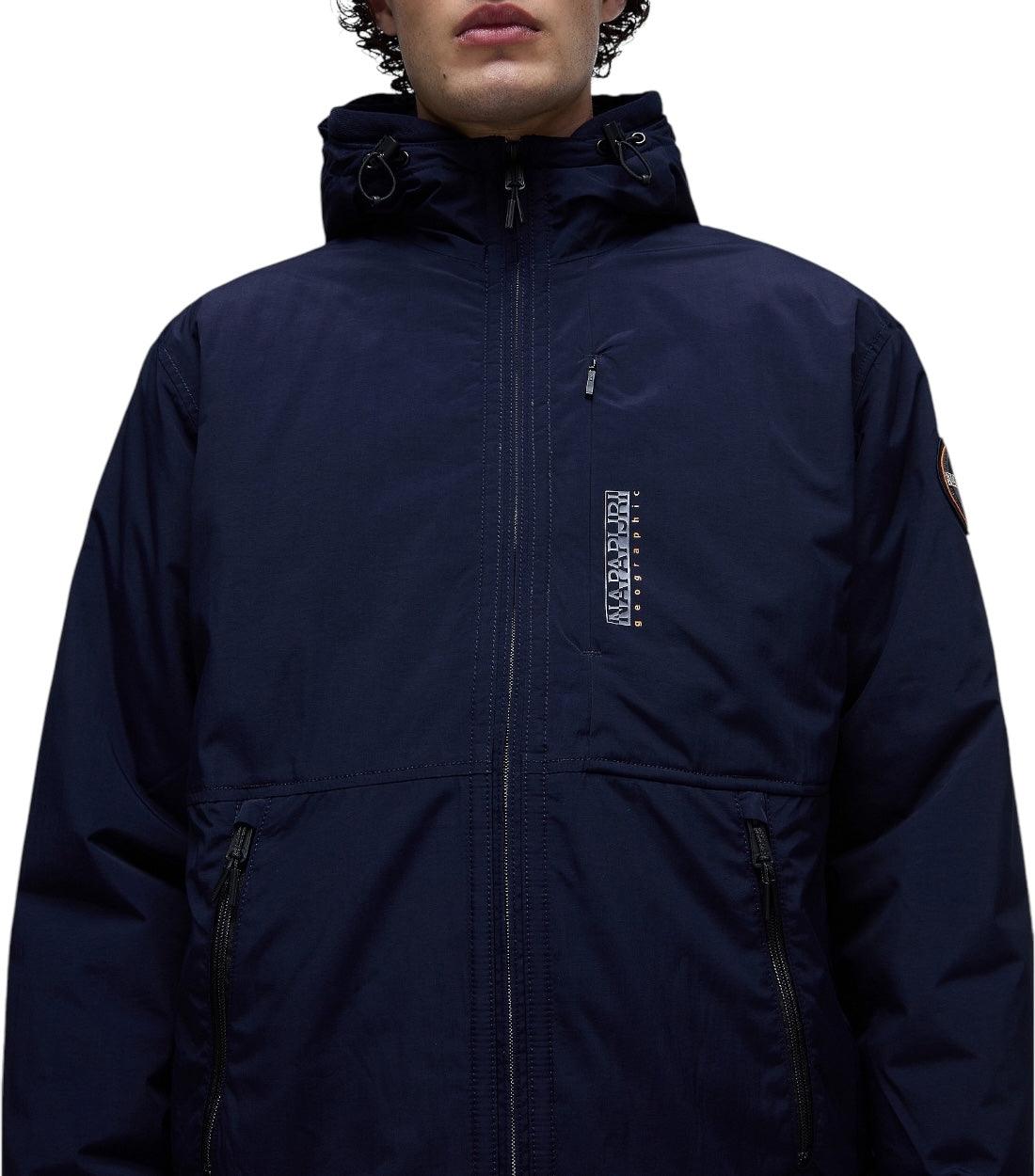 Napapijri Blauw Tundra Jas Voor Heren Windbreaker Lente
