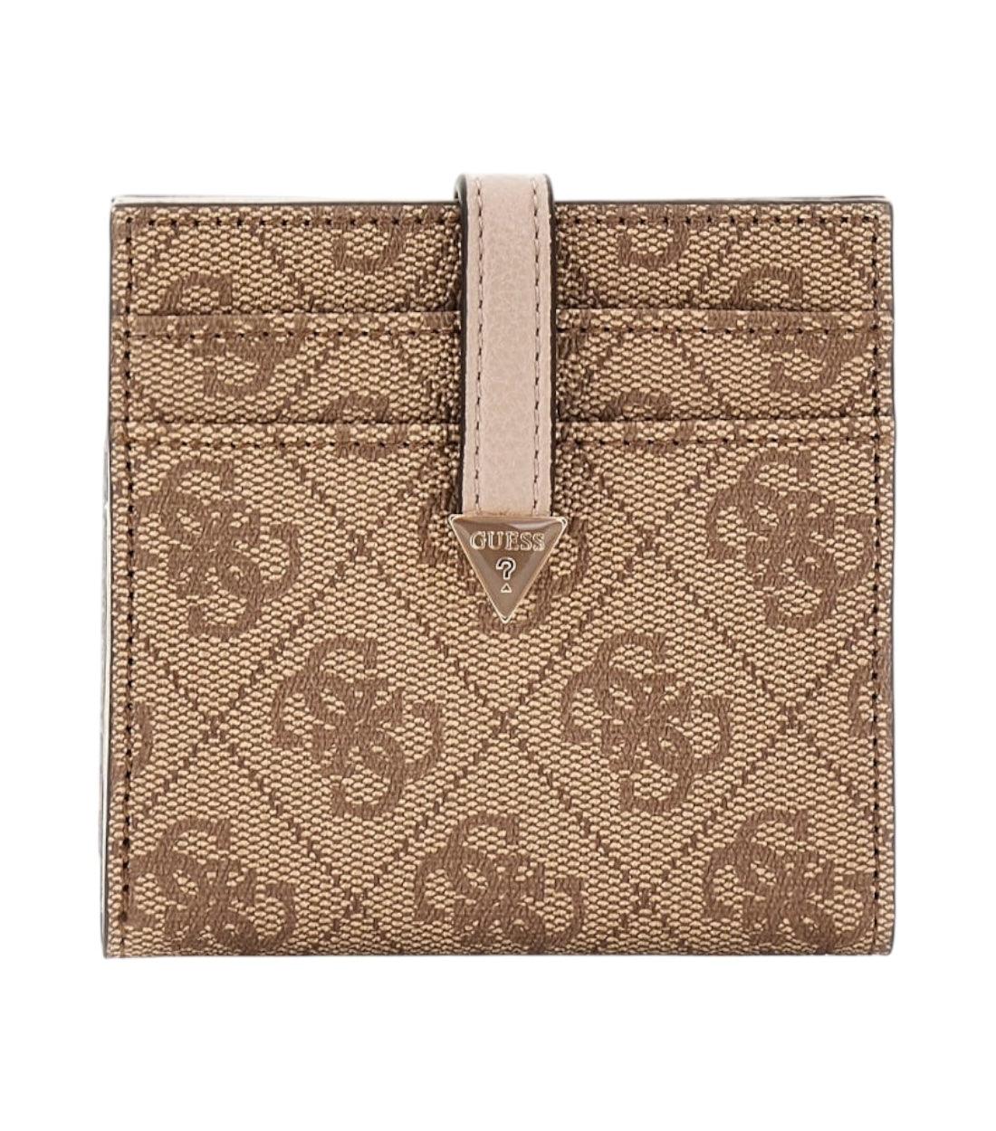 Guess Beige Portemonnee Met Logo Print
