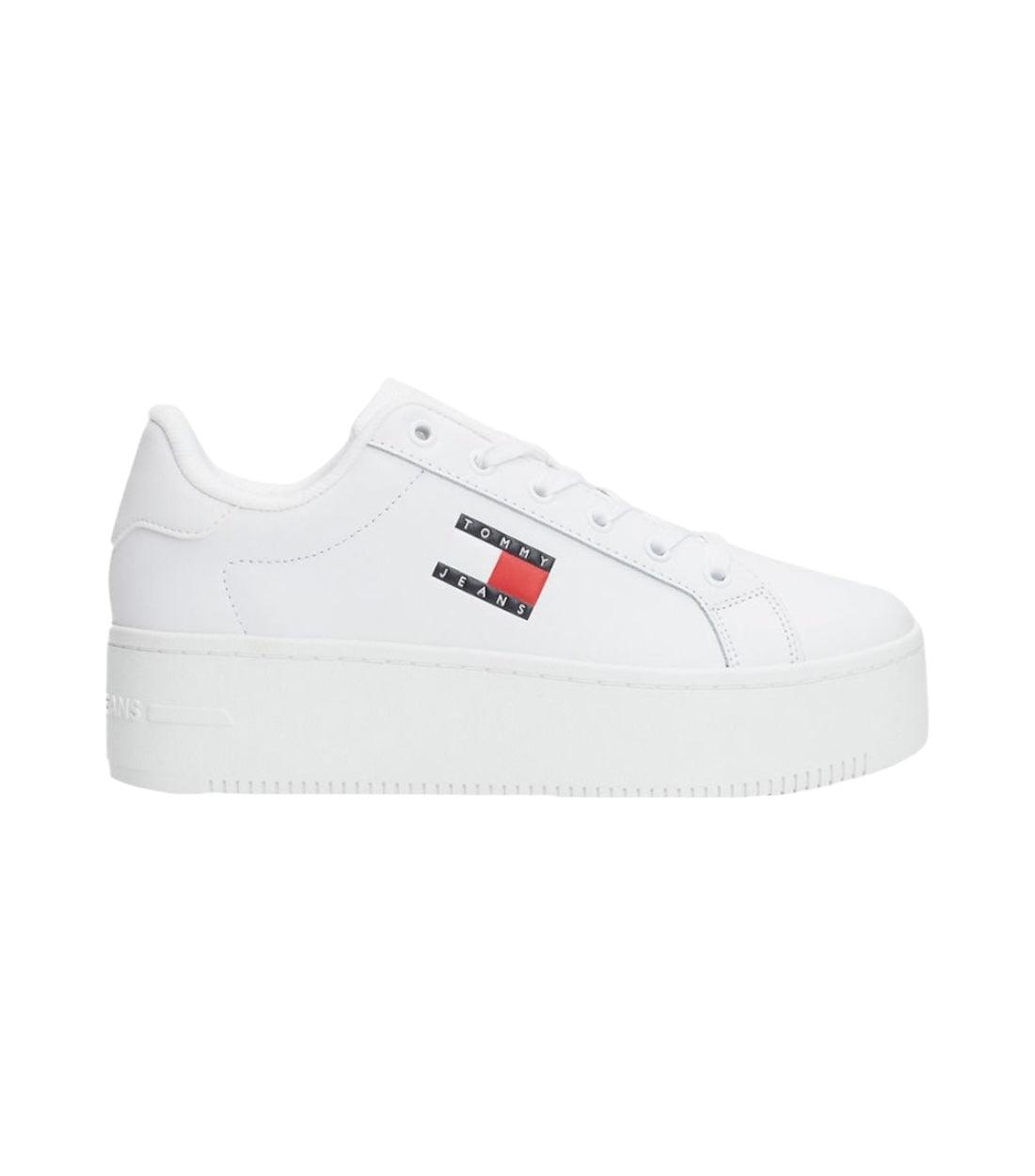 Tommy Hilfiger Jeans Tjw Flatform Ess Wit