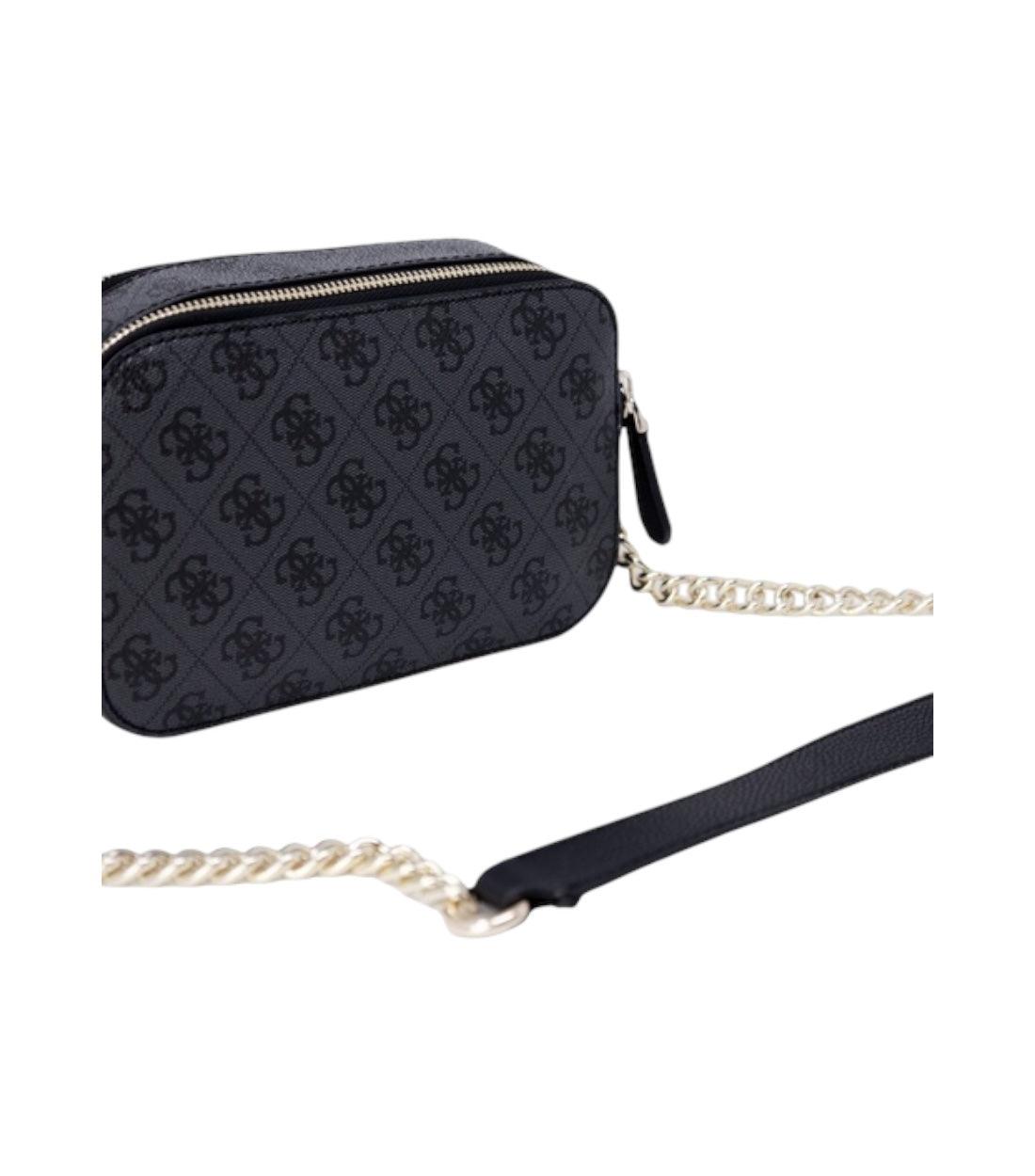 Guess Zwart Noelle Mini 4G Logo Crossbodytas