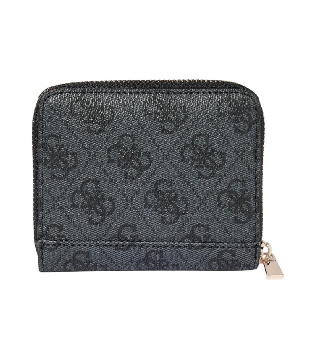 Guess Zwart Laurel Portemonnee Met Logo print