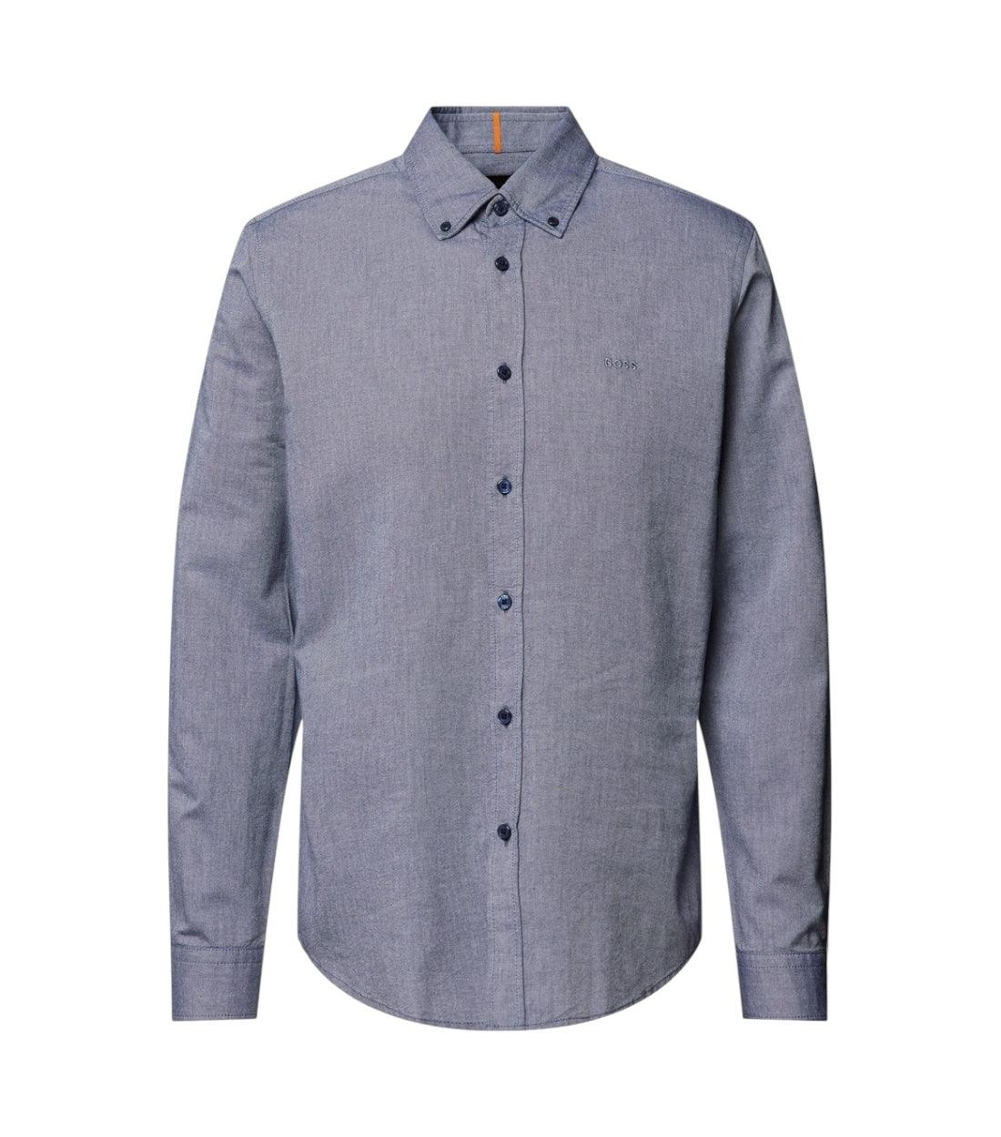 Boss Donkerblauw Rickert Regular Fit Blouse