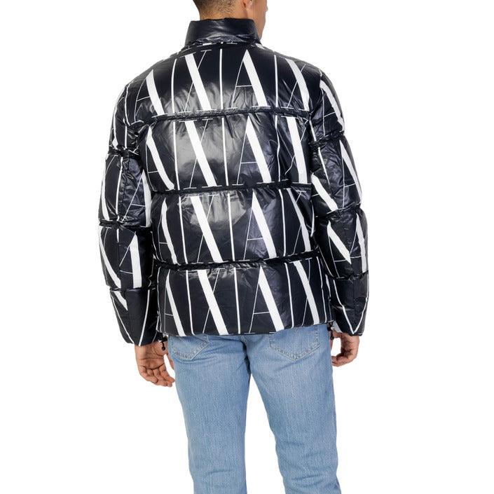 Armani Exchange Zwart Donsjas Met Logoprint