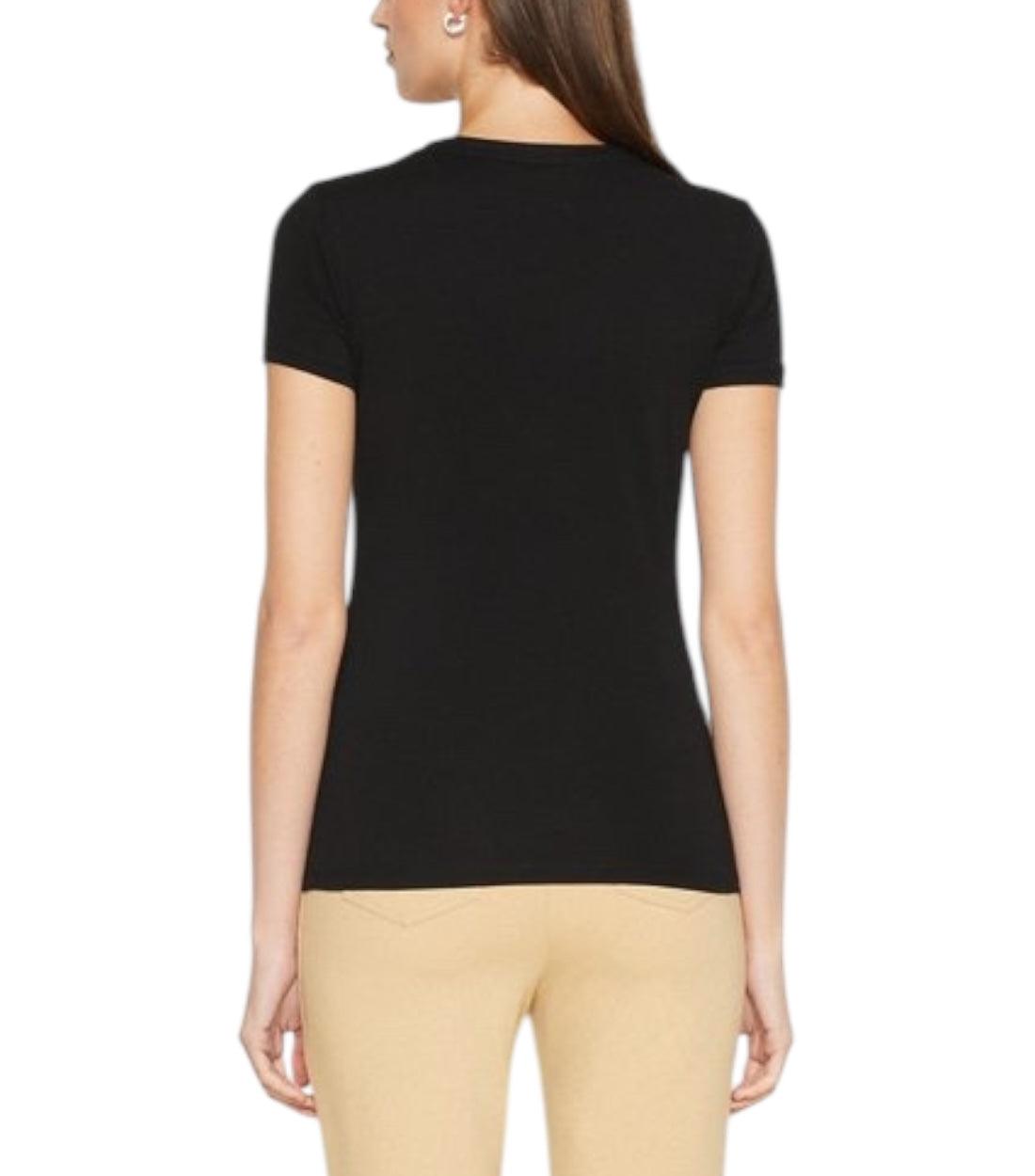 Guess Zwart T-shirt Mini Triangle