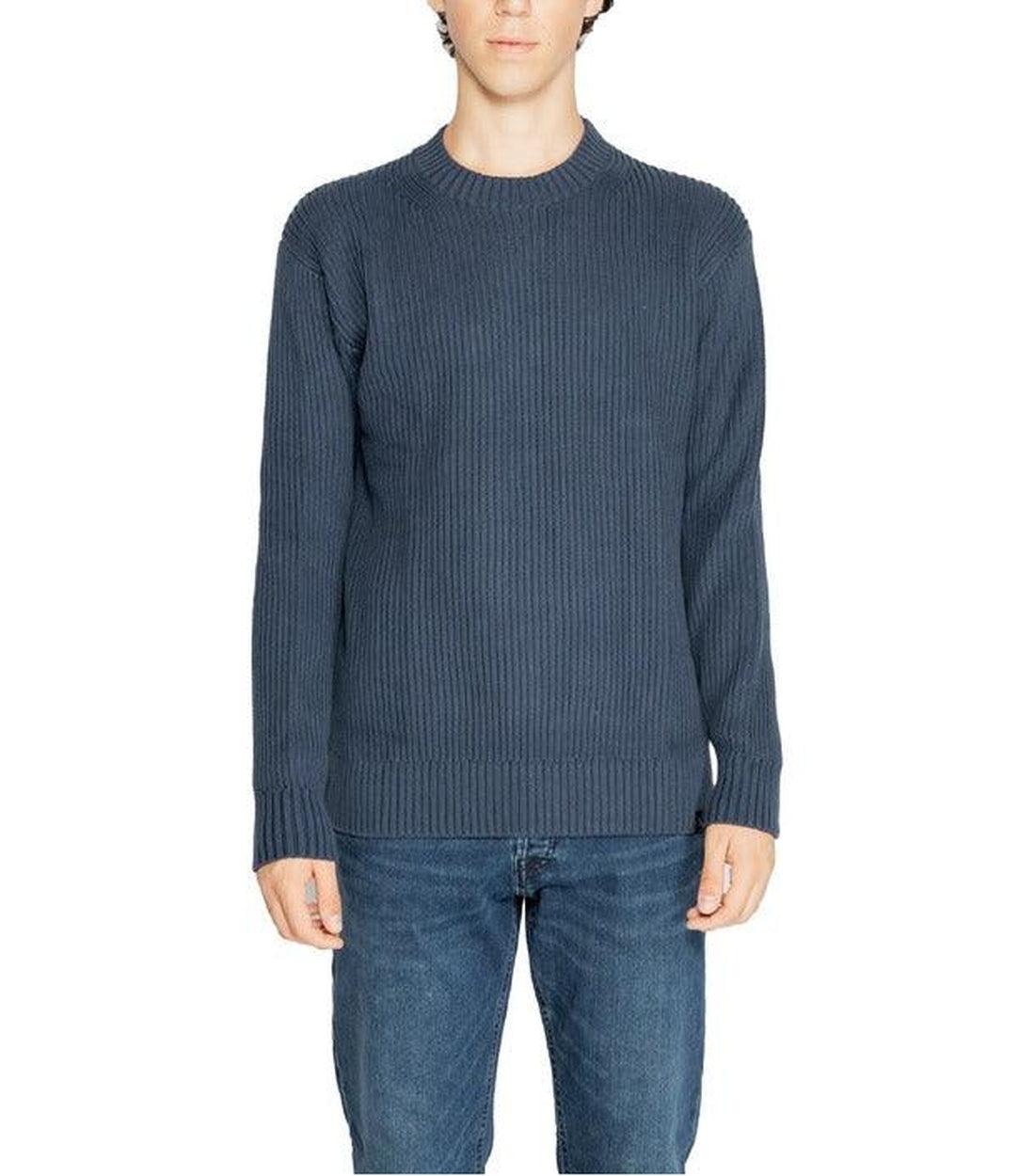 Calvin Klein Blauwe Fijngebreide Trui