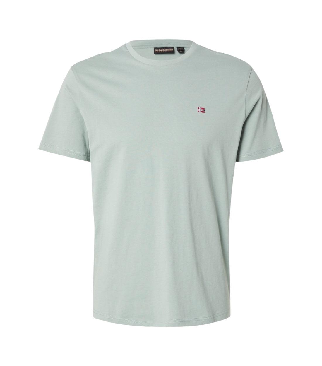 Napapijri Groen Salis T-shirt Voor Heren Korte Mouwen