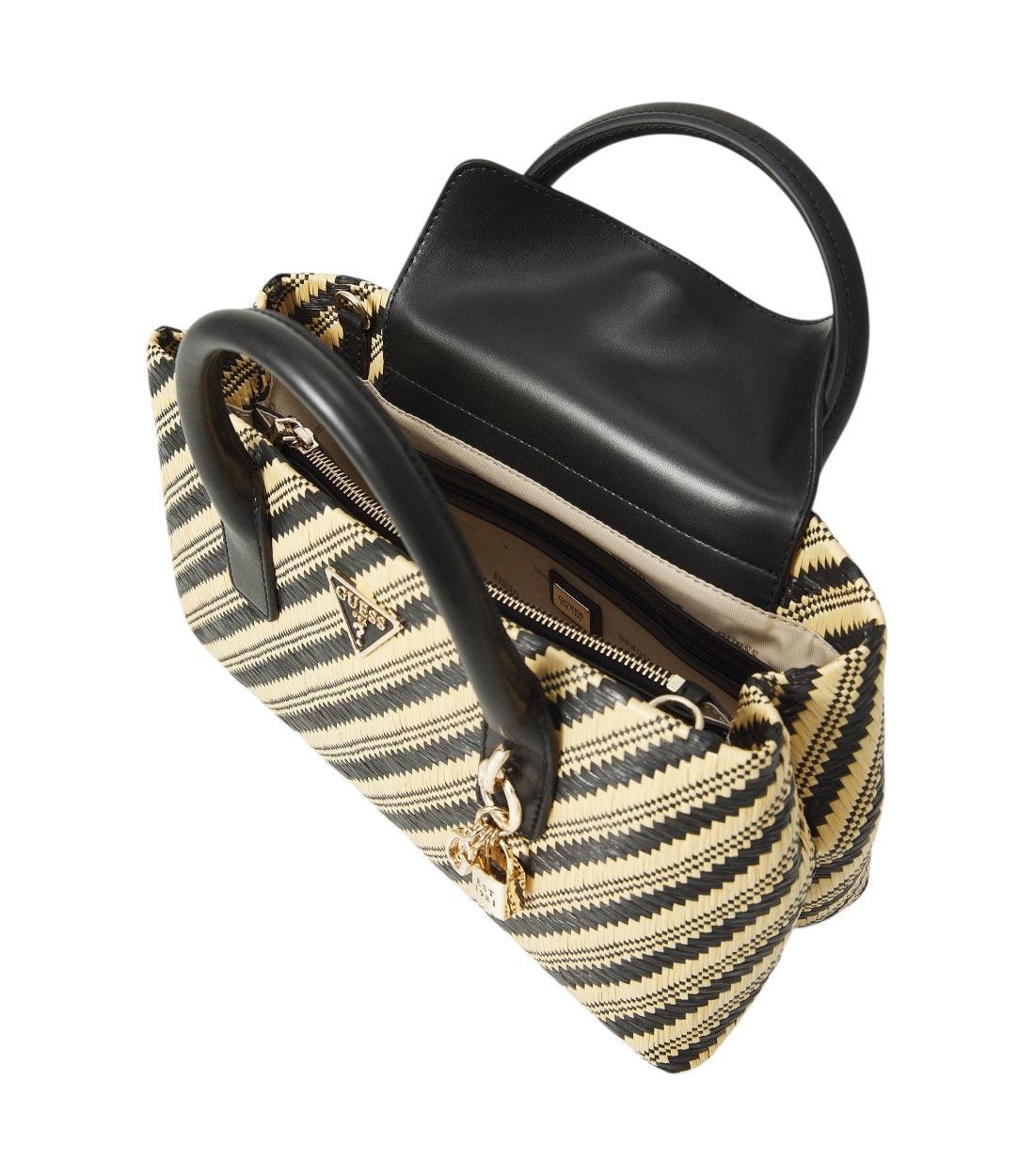 Guess Zwart Simona Small Satchel Tas