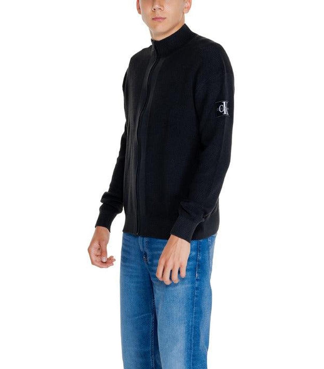 Calvin Klein Jeans Zwart Gewatteerde Nylon Vest