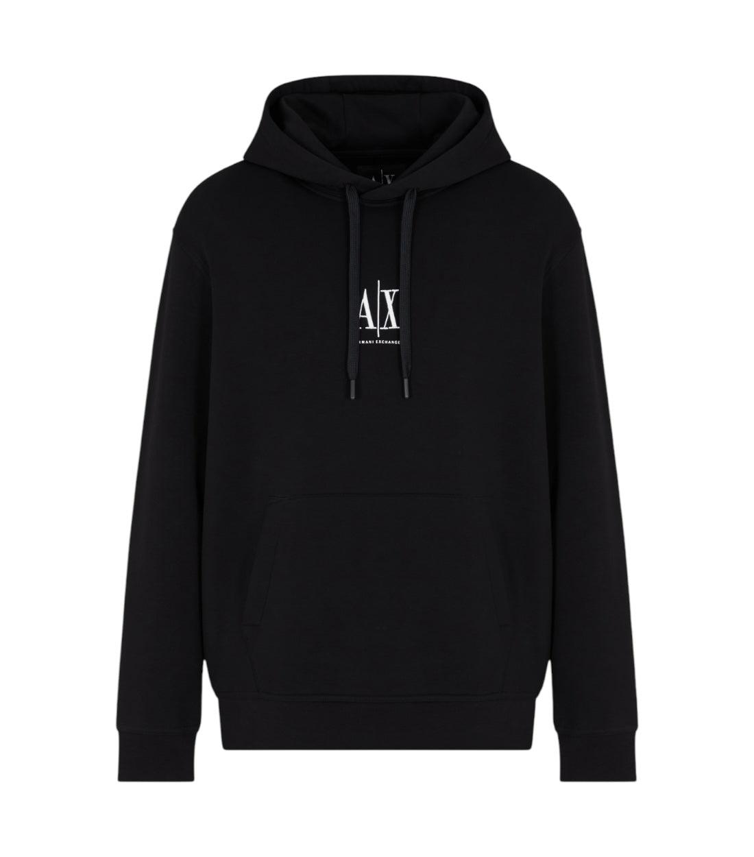 Armani Exchange Zwart Hoodie Met Logo