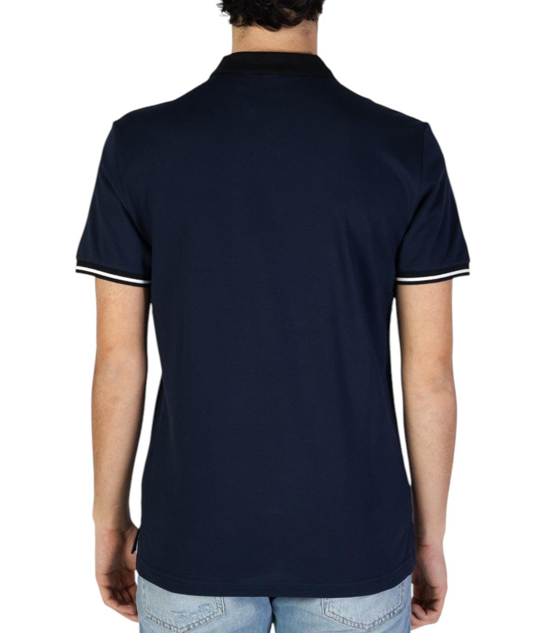 Antony Morato Blauw Polo Top Met Rits