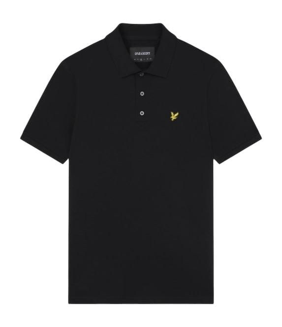 Lyle & Scott Zwarte Polo T-shirt