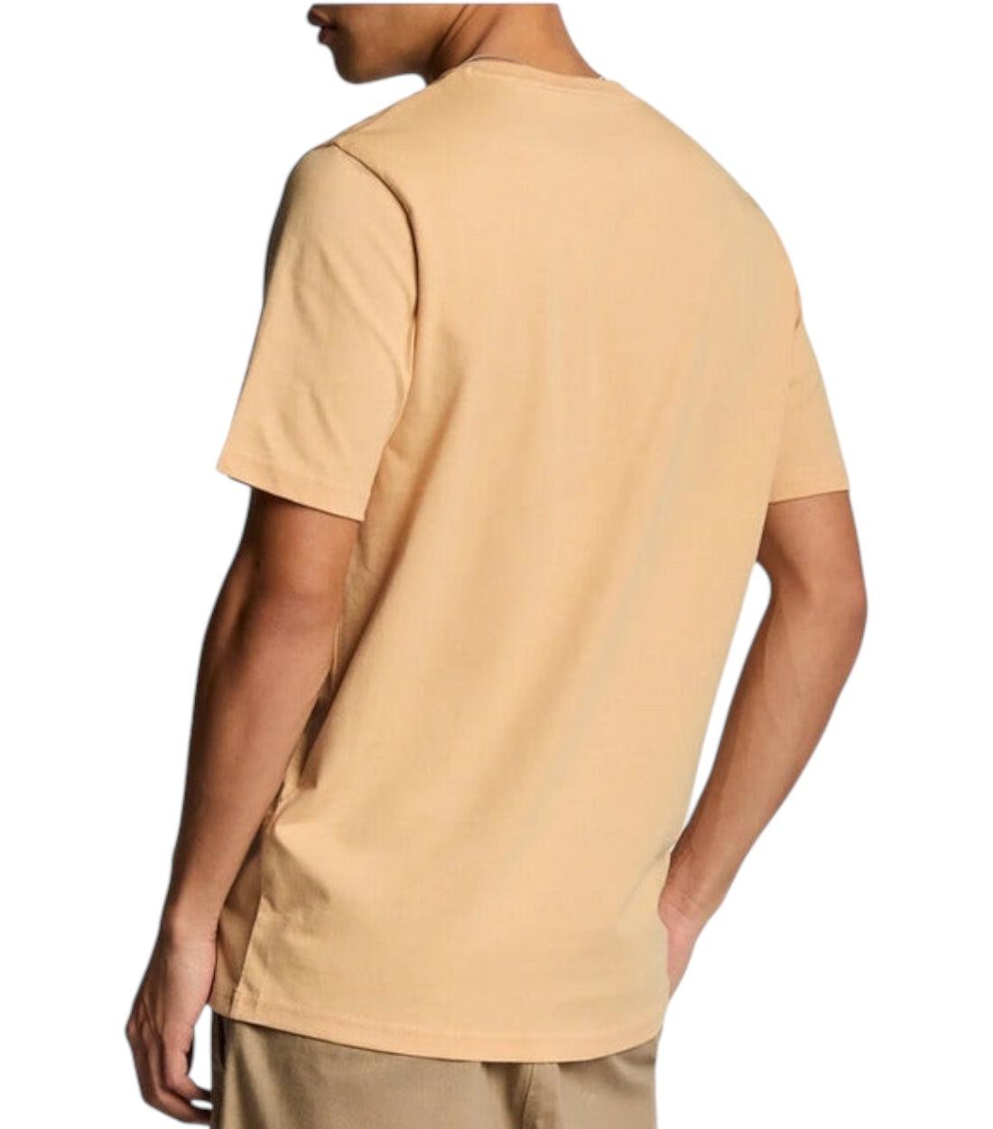 Lyle & Scott Oranje T-shirt Met Logo