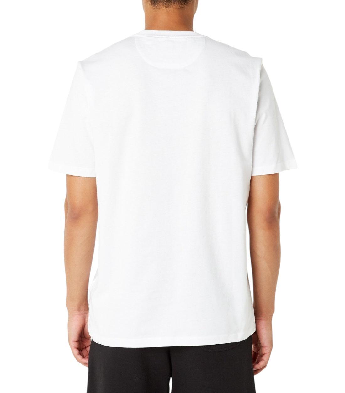 Lyle & Scott Witte T-shirt Met Borstzak