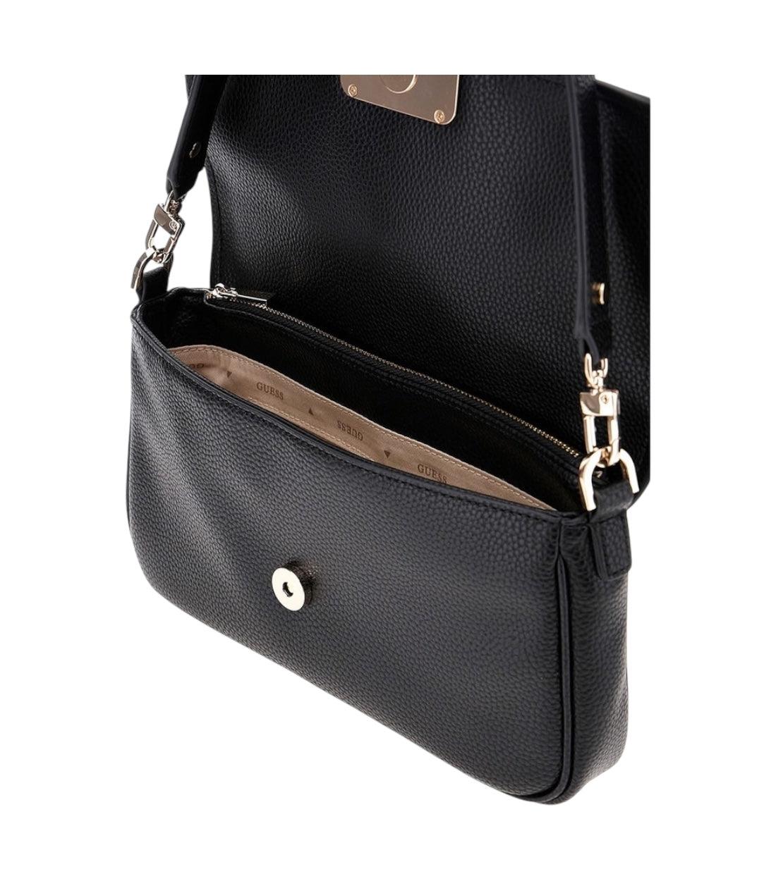 Guess Zwart Circe Flap schoudertas